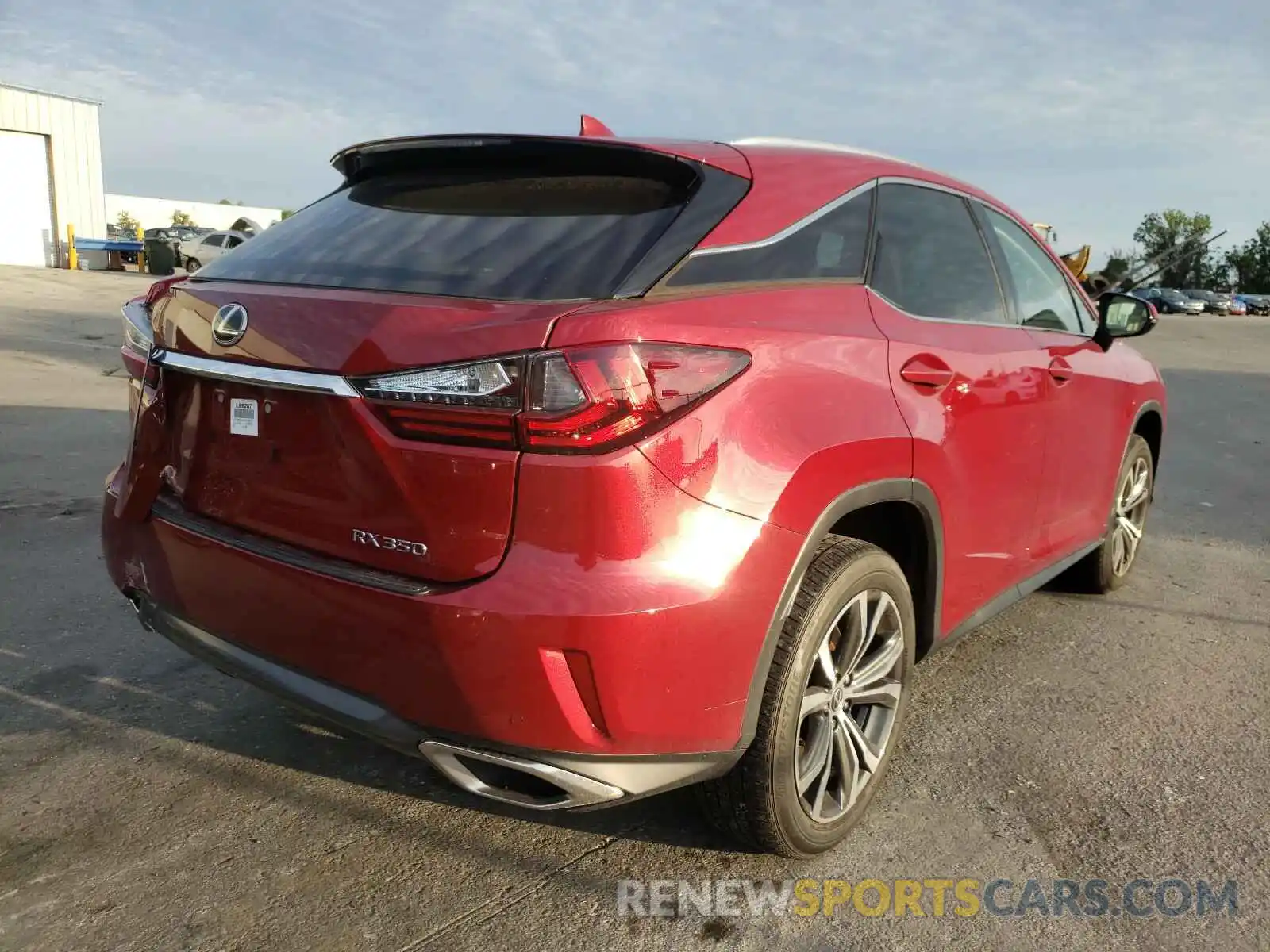 4 Photograph of a damaged car 2T2ZZMCA3KC136412 LEXUS RX350 2019