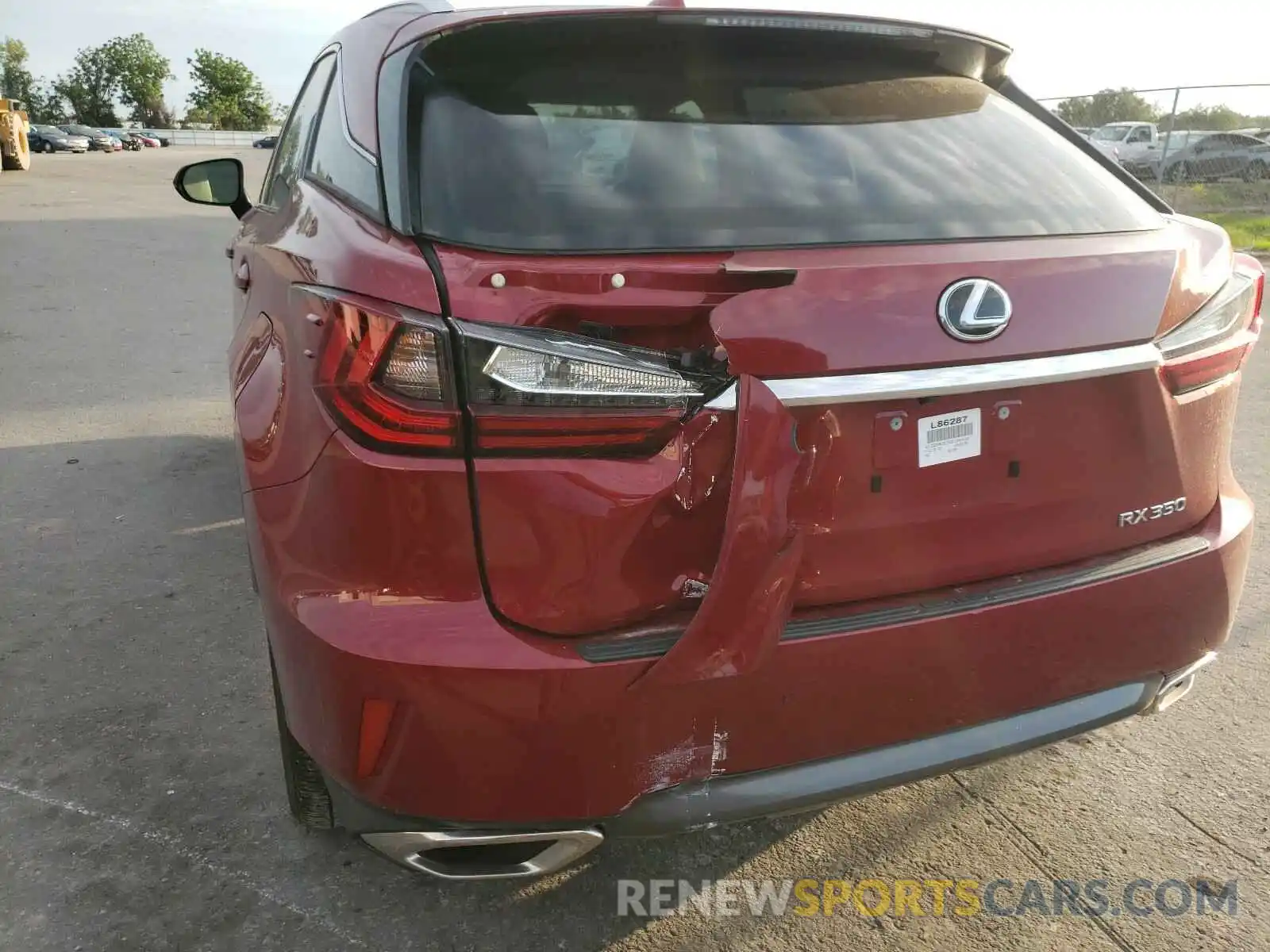 9 Photograph of a damaged car 2T2ZZMCA3KC136412 LEXUS RX350 2019