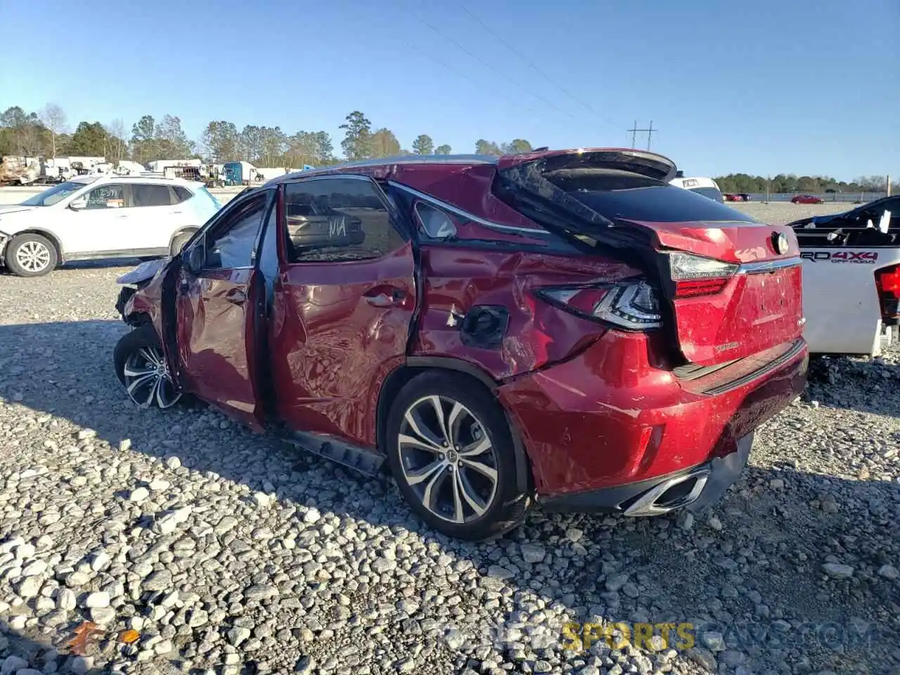 3 Photograph of a damaged car 2T2ZZMCA3KC144042 LEXUS RX350 2019