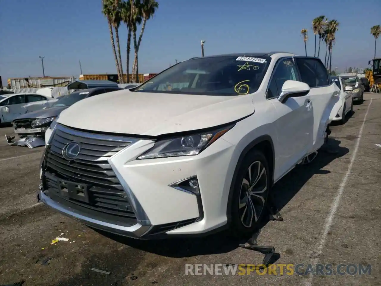 2 Photograph of a damaged car 2T2ZZMCA3KC147779 LEXUS RX350 2019