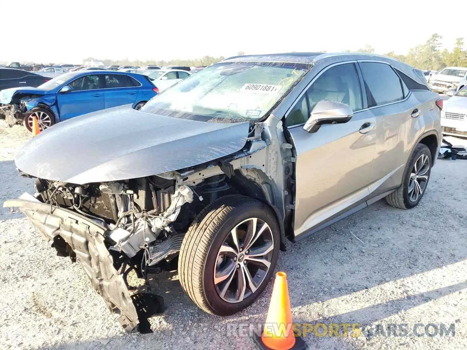 2 Photograph of a damaged car 2T2ZZMCA3KC149855 LEXUS RX350 2019