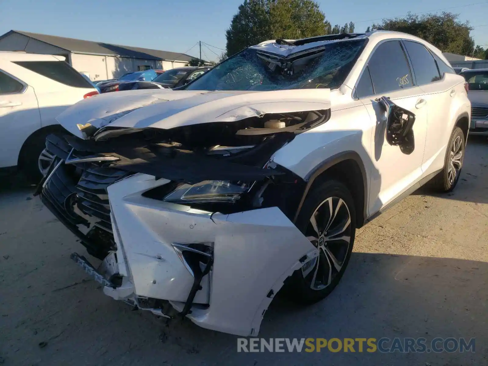 2 Photograph of a damaged car 2T2ZZMCA4KC121384 LEXUS RX350 2019