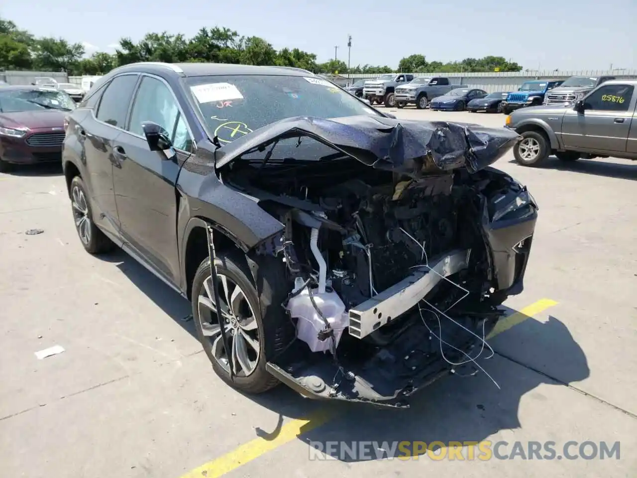 1 Photograph of a damaged car 2T2ZZMCA4KC128805 LEXUS RX350 2019