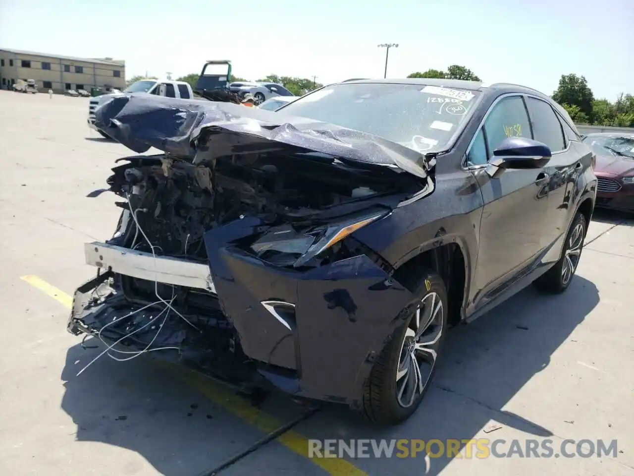 2 Photograph of a damaged car 2T2ZZMCA4KC128805 LEXUS RX350 2019