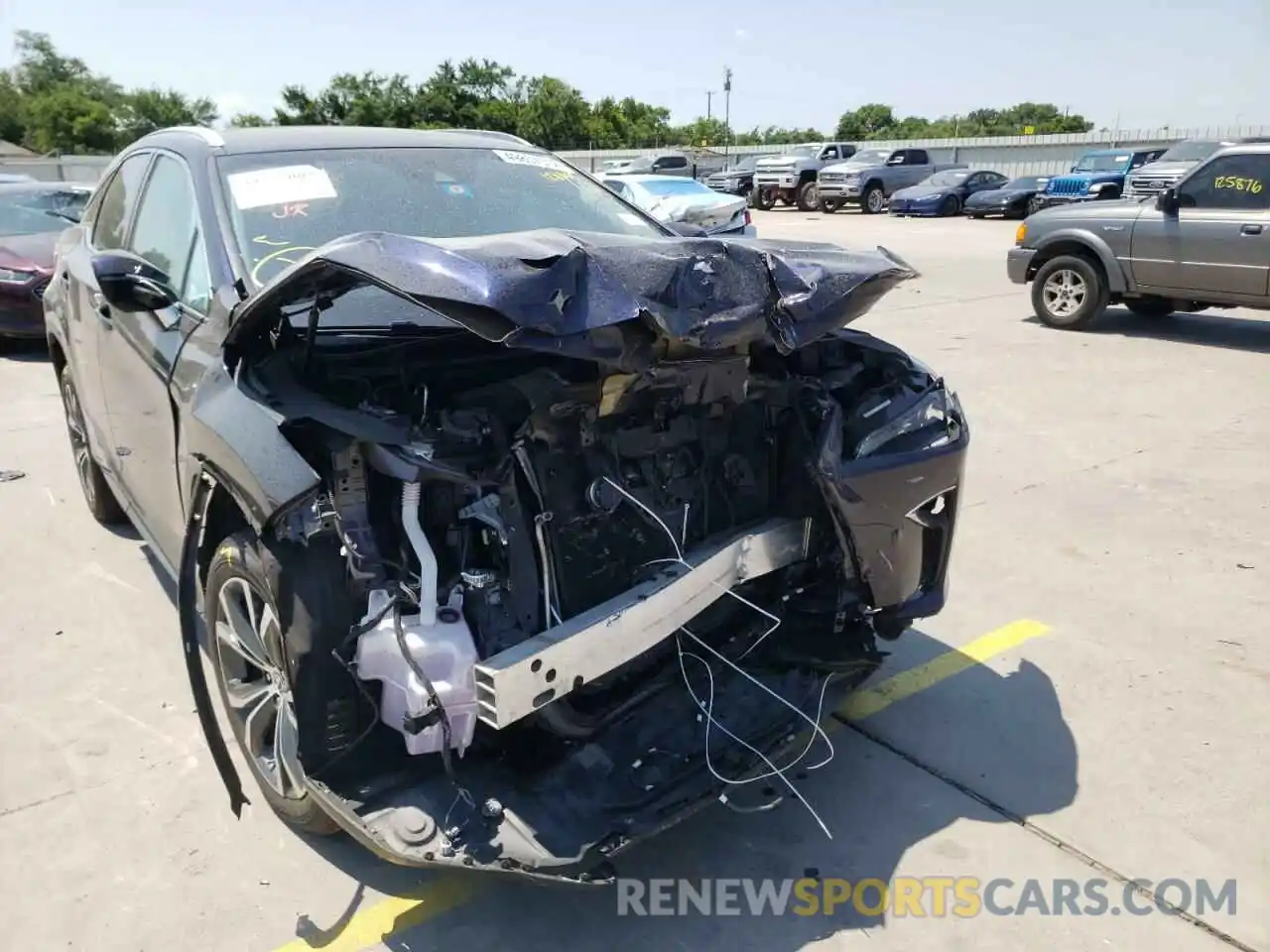 9 Photograph of a damaged car 2T2ZZMCA4KC128805 LEXUS RX350 2019