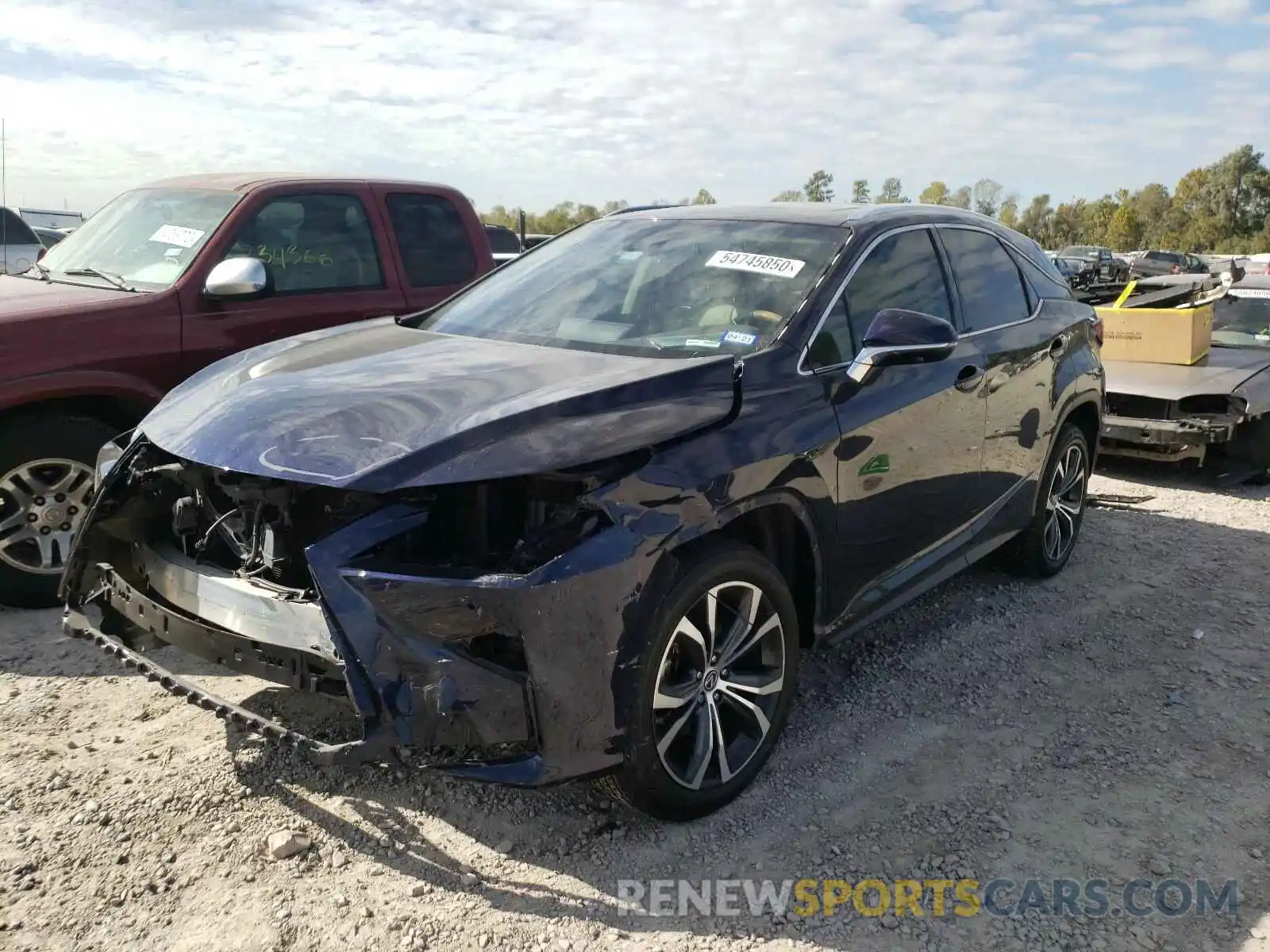 2 Photograph of a damaged car 2T2ZZMCA4KC129517 LEXUS RX350 2019