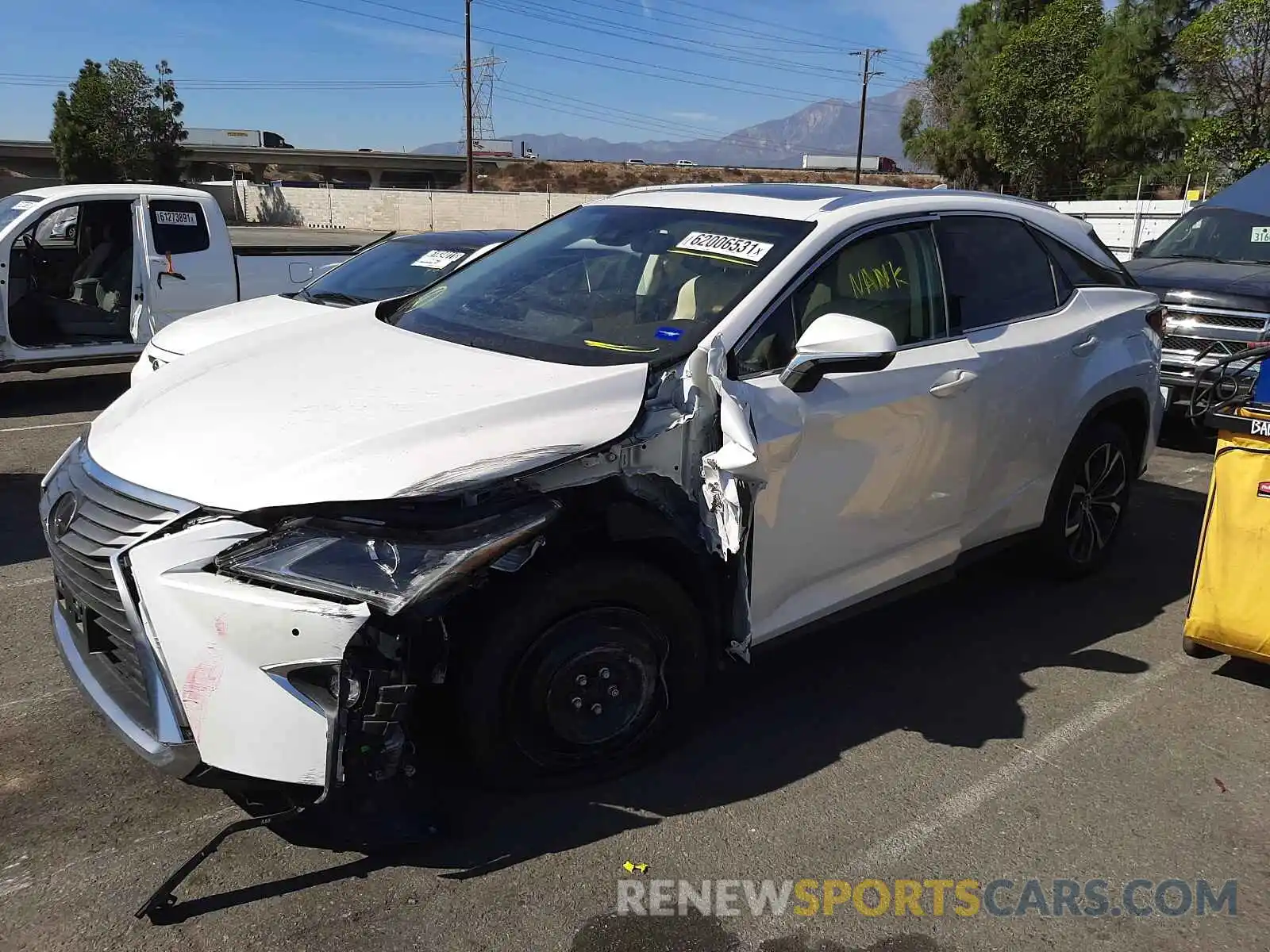 2 Photograph of a damaged car 2T2ZZMCA4KC135169 LEXUS RX350 2019