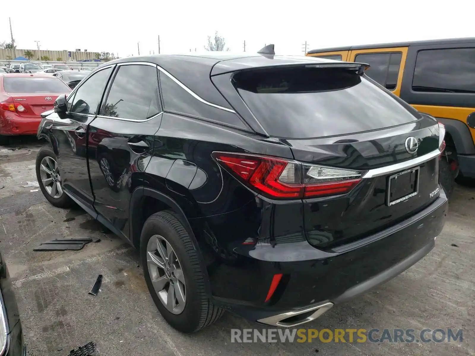 3 Photograph of a damaged car 2T2ZZMCA4KC136211 LEXUS RX350 2019