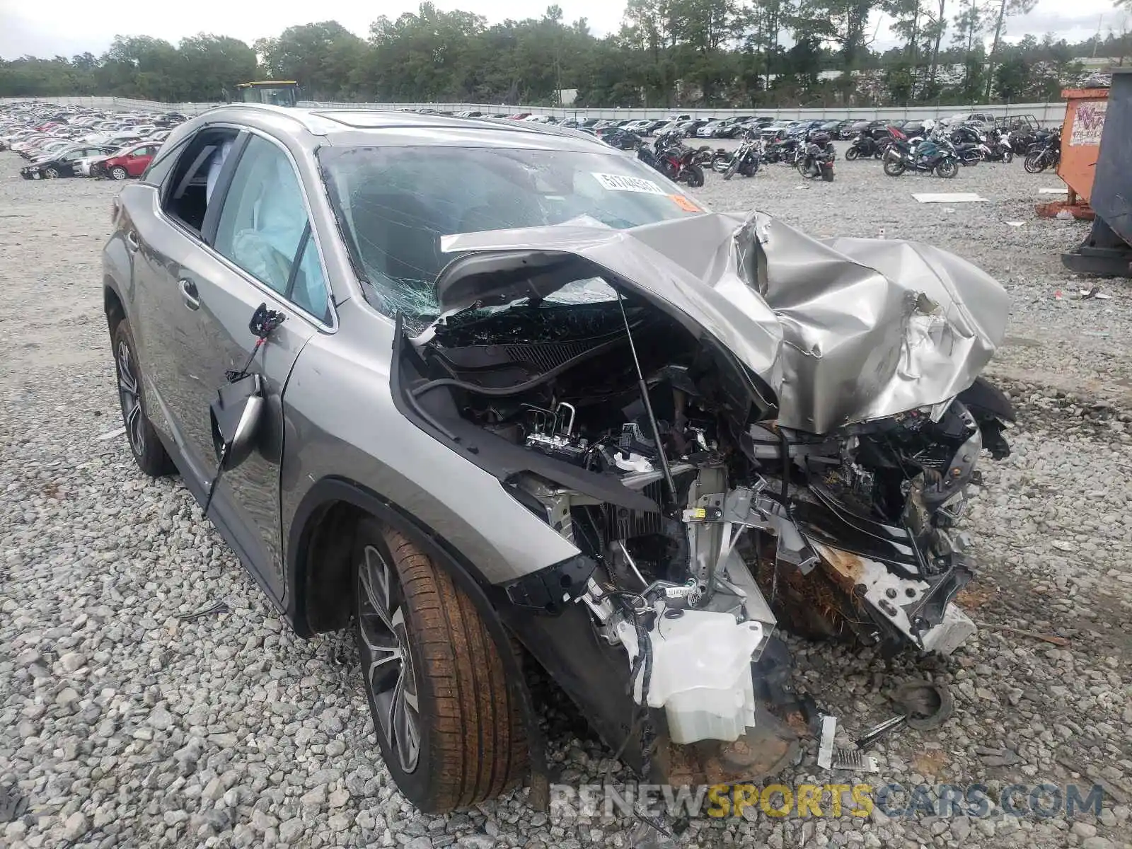 1 Photograph of a damaged car 2T2ZZMCA4KC140985 LEXUS RX350 2019