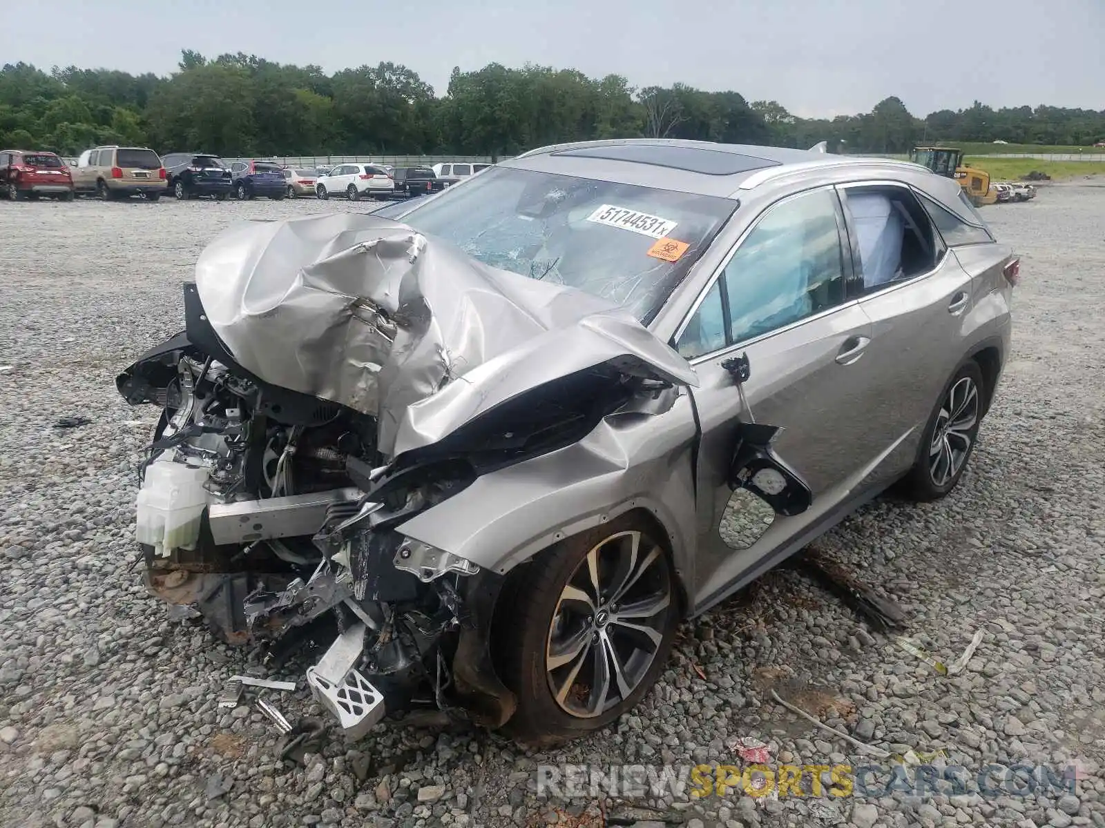 2 Photograph of a damaged car 2T2ZZMCA4KC140985 LEXUS RX350 2019