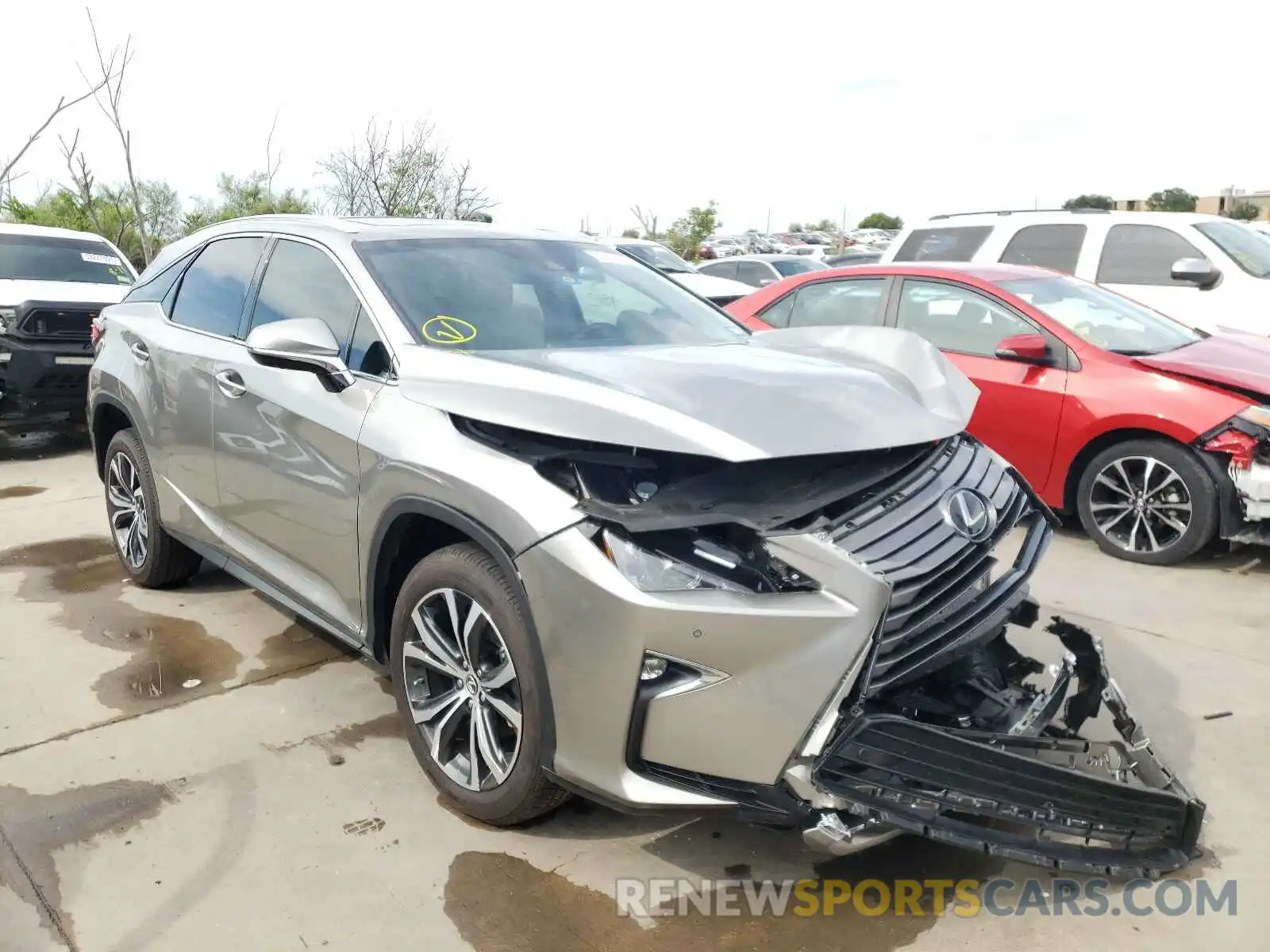 1 Photograph of a damaged car 2T2ZZMCA4KC144583 LEXUS RX350 2019