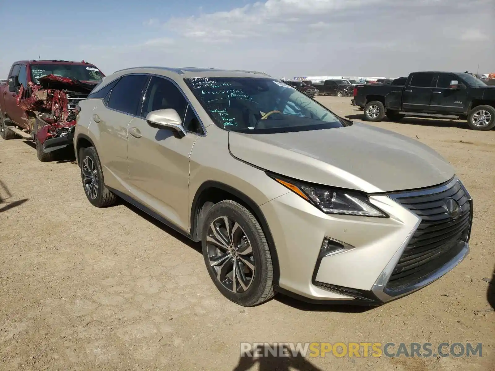 1 Photograph of a damaged car 2T2ZZMCA4KC147029 LEXUS RX350 2019