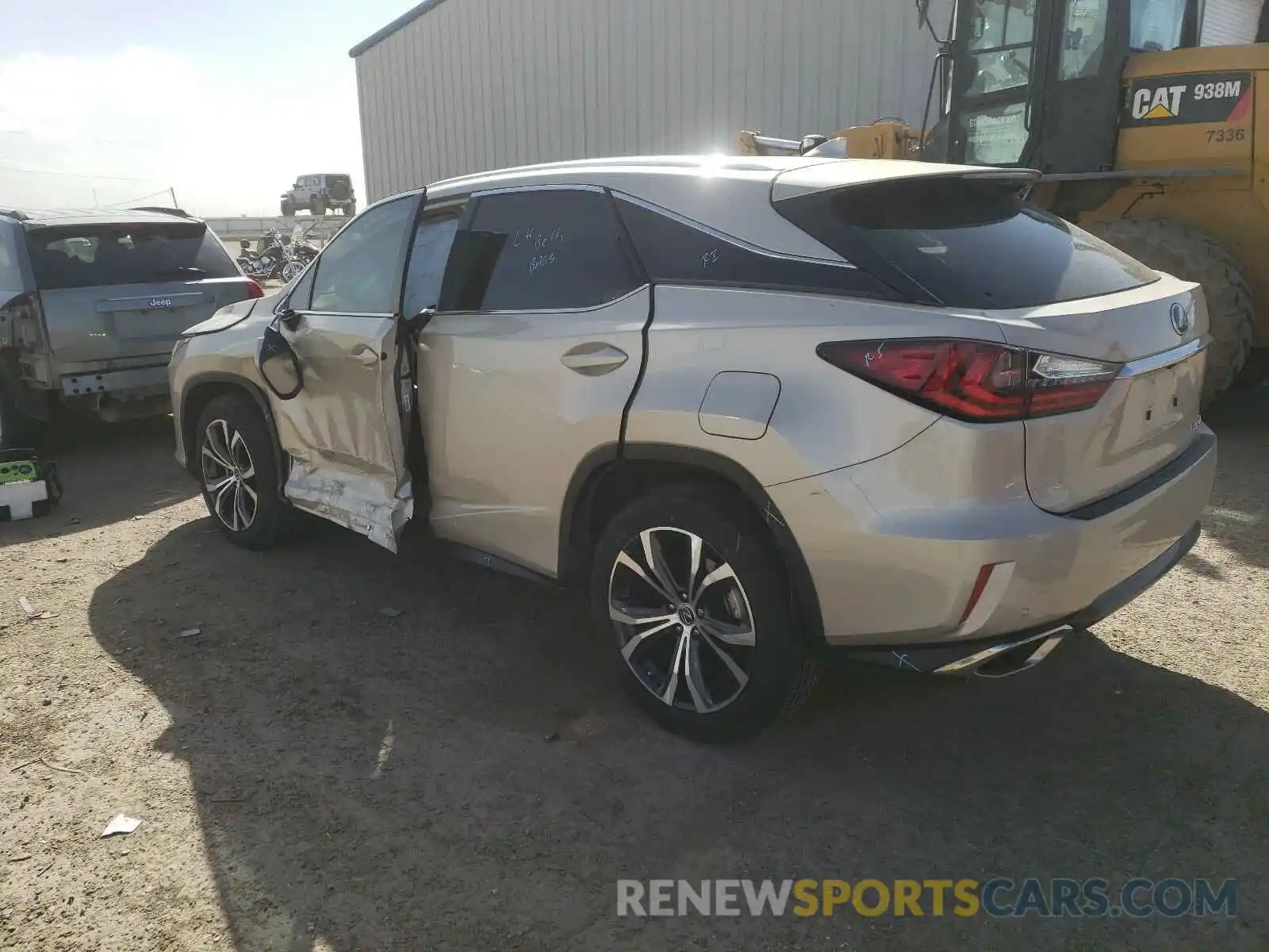 3 Photograph of a damaged car 2T2ZZMCA4KC147029 LEXUS RX350 2019