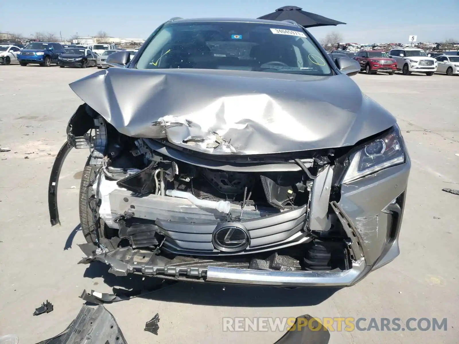 9 Фотография поврежденного автомобиля 2T2ZZMCA4KC149282 LEXUS RX350 2019