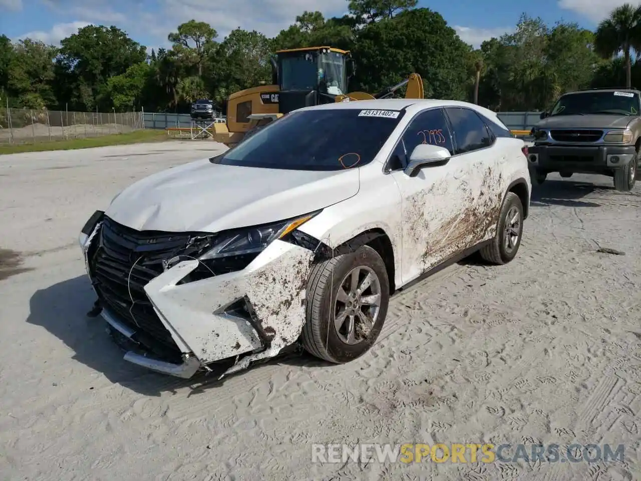 2 Photograph of a damaged car 2T2ZZMCA4KC150903 LEXUS RX350 2019