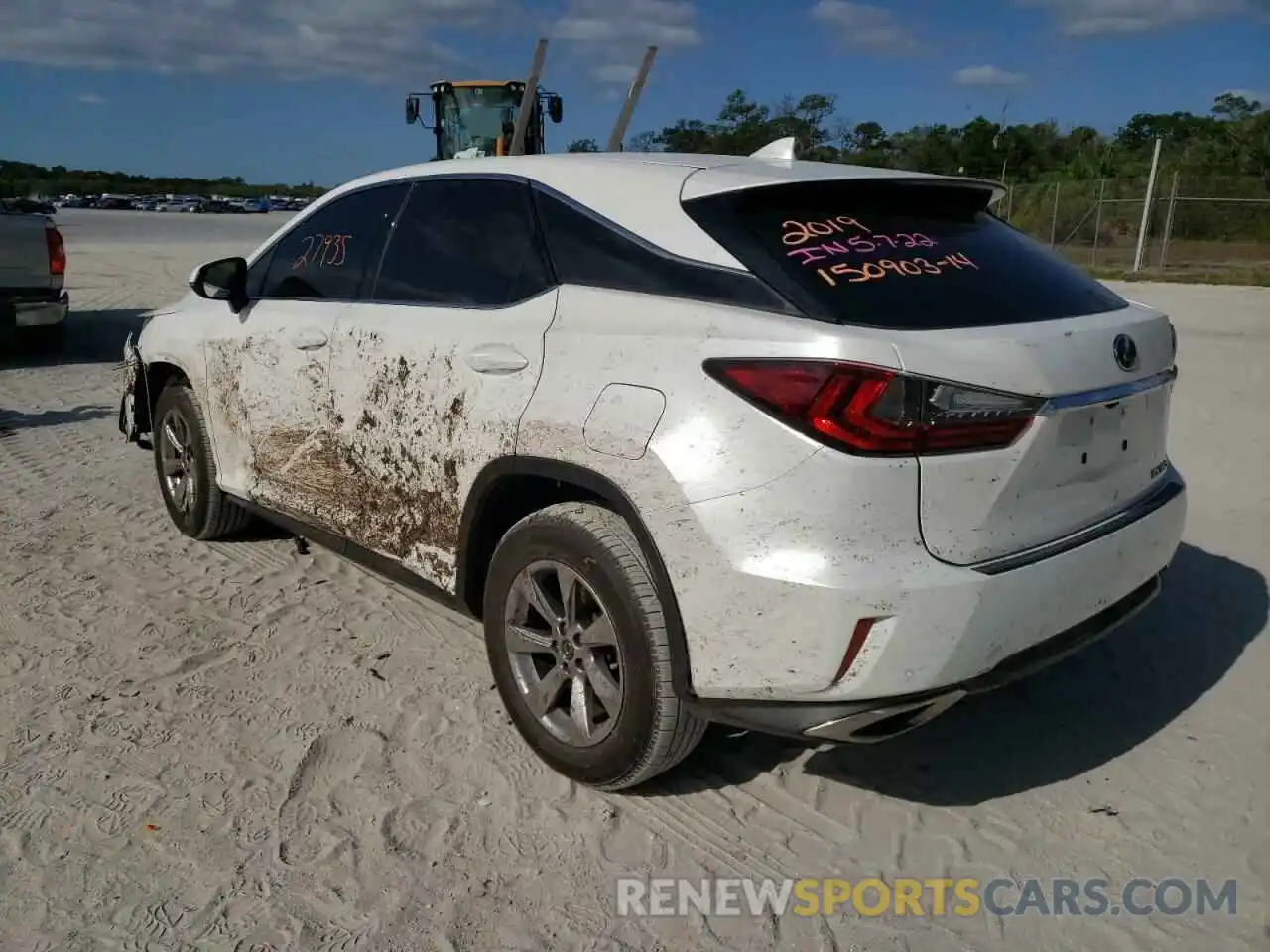 3 Photograph of a damaged car 2T2ZZMCA4KC150903 LEXUS RX350 2019