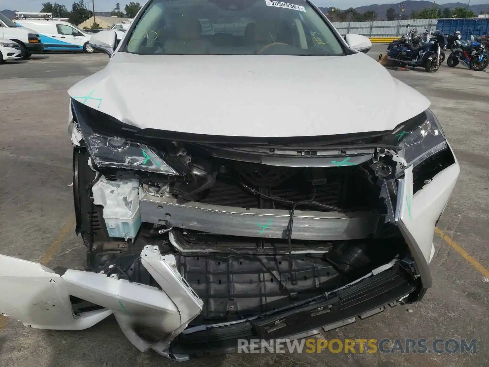 9 Photograph of a damaged car 2T2ZZMCA5KC120132 LEXUS RX350 2019