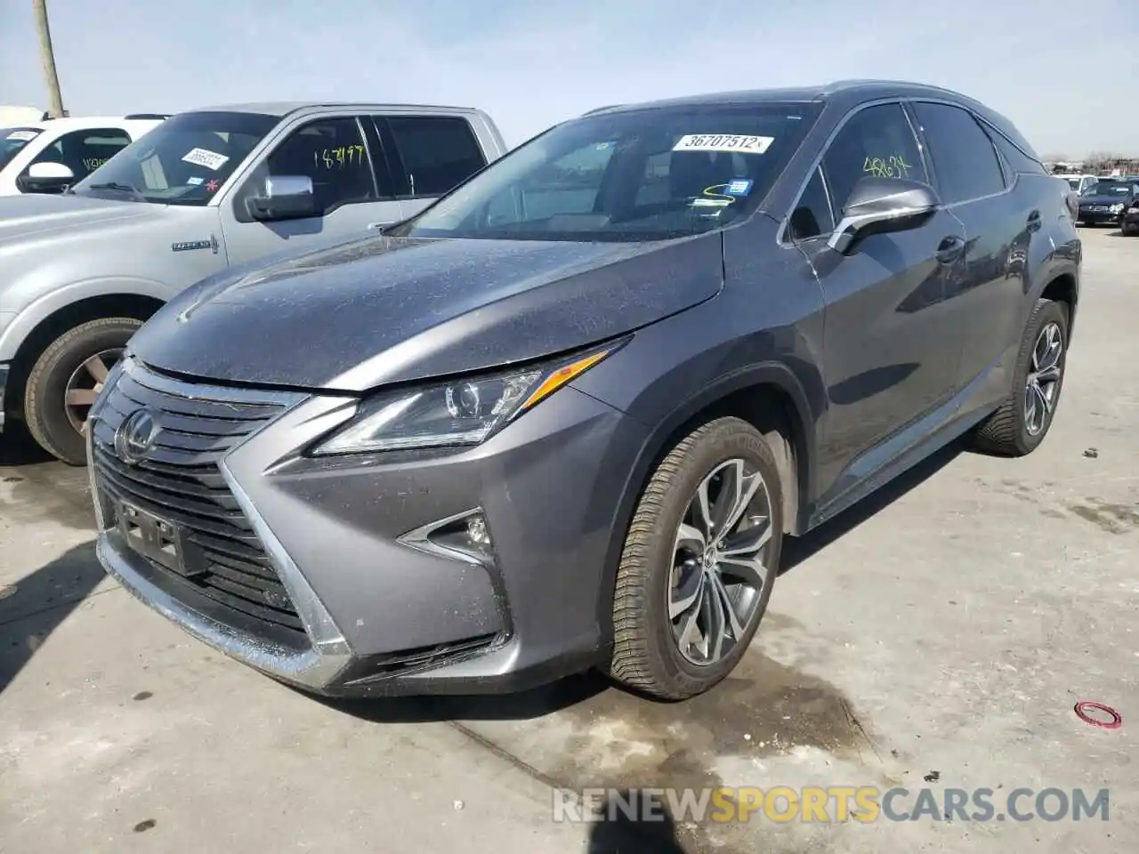 2 Photograph of a damaged car 2T2ZZMCA5KC121054 LEXUS RX350 2019