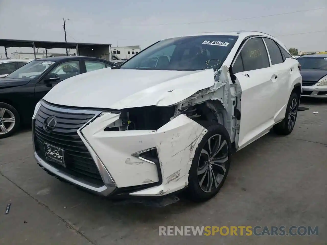 2 Photograph of a damaged car 2T2ZZMCA5KC126416 LEXUS RX350 2019