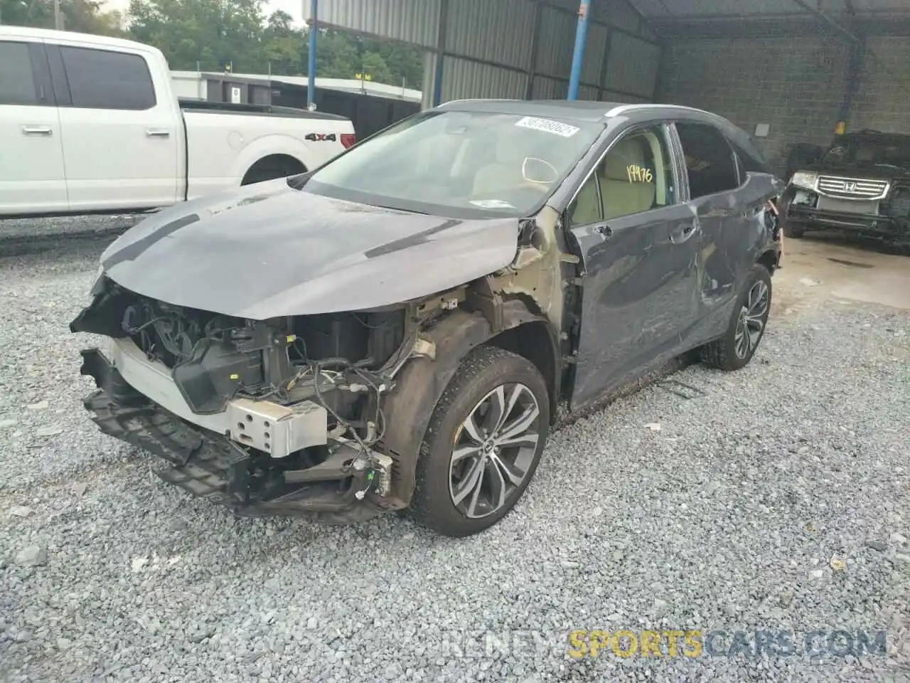 2 Photograph of a damaged car 2T2ZZMCA5KC132281 LEXUS RX350 2019