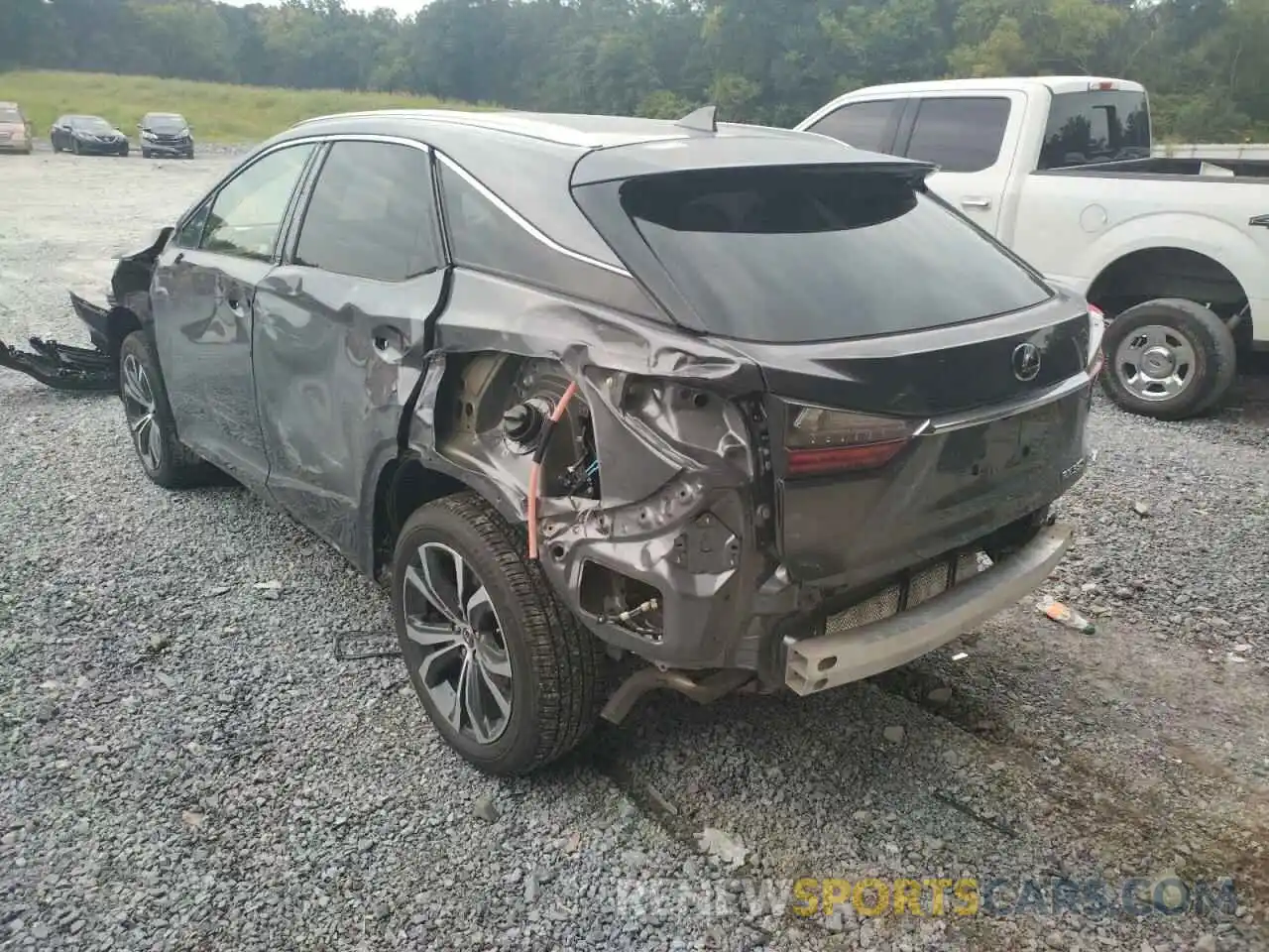 3 Photograph of a damaged car 2T2ZZMCA5KC132281 LEXUS RX350 2019