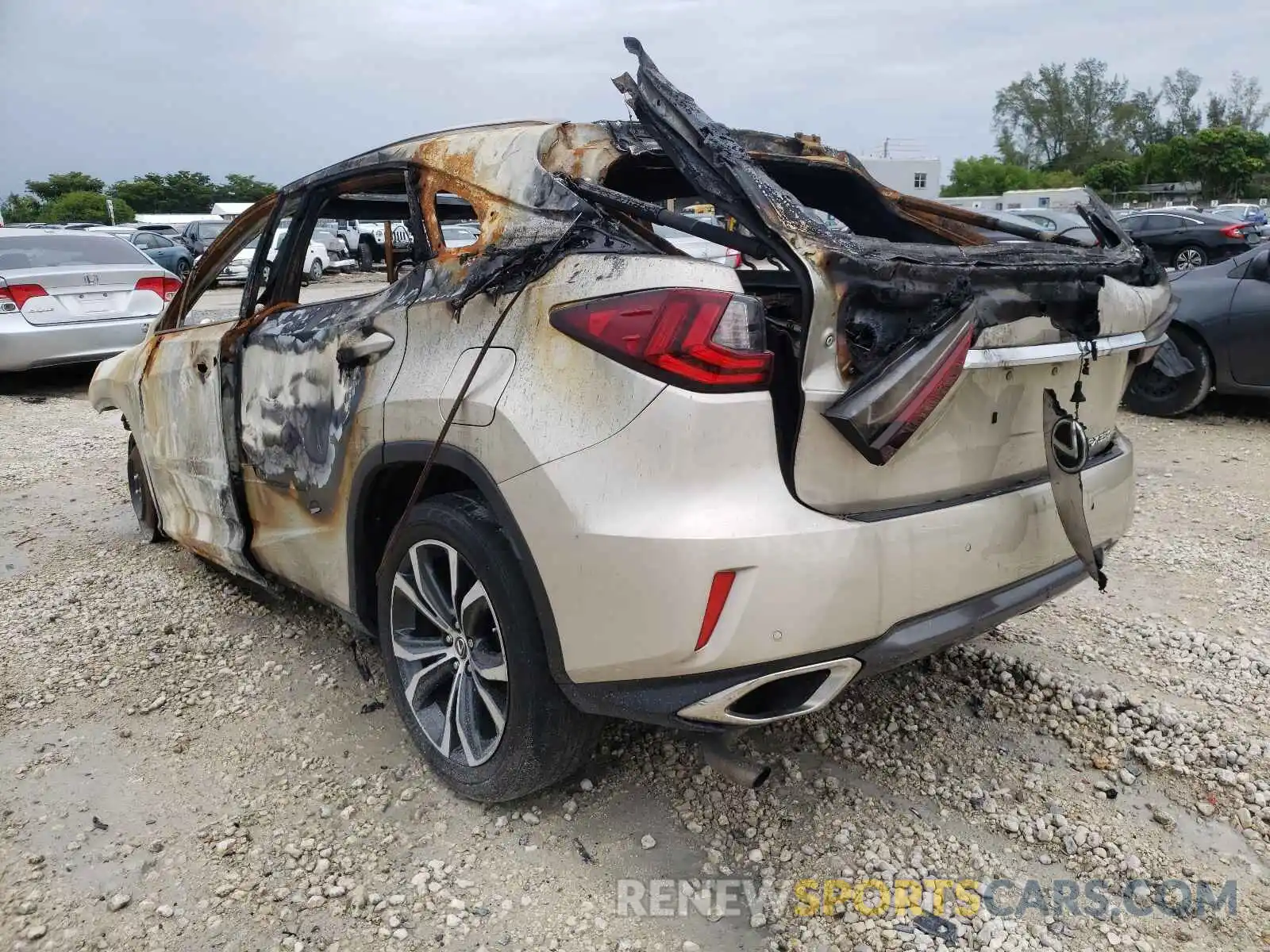 3 Photograph of a damaged car 2T2ZZMCA5KC133169 LEXUS RX350 2019