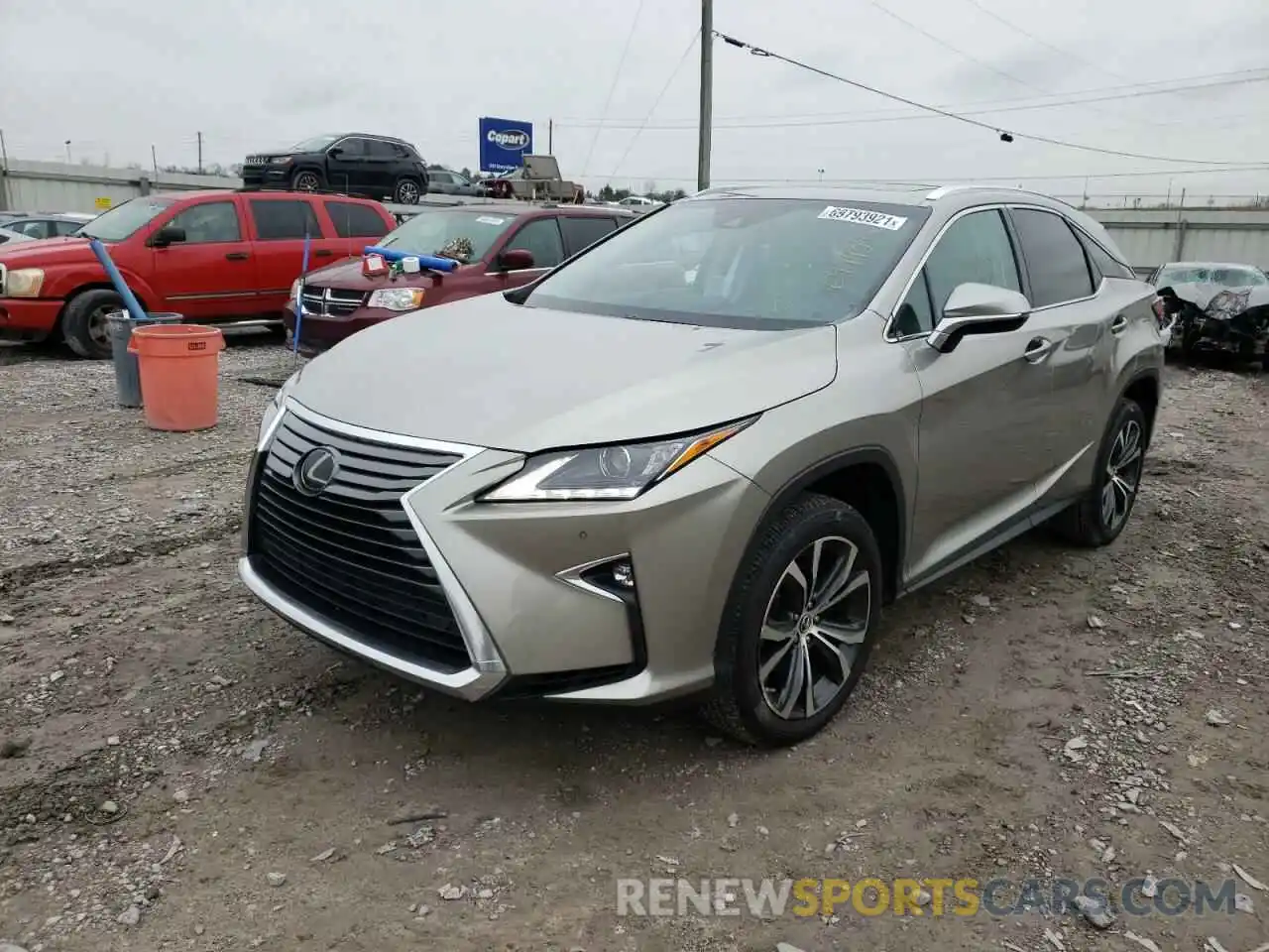 2 Photograph of a damaged car 2T2ZZMCA5KC134211 LEXUS RX350 2019