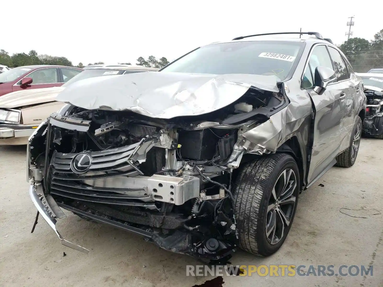 2 Photograph of a damaged car 2T2ZZMCA5KC135973 LEXUS RX350 2019