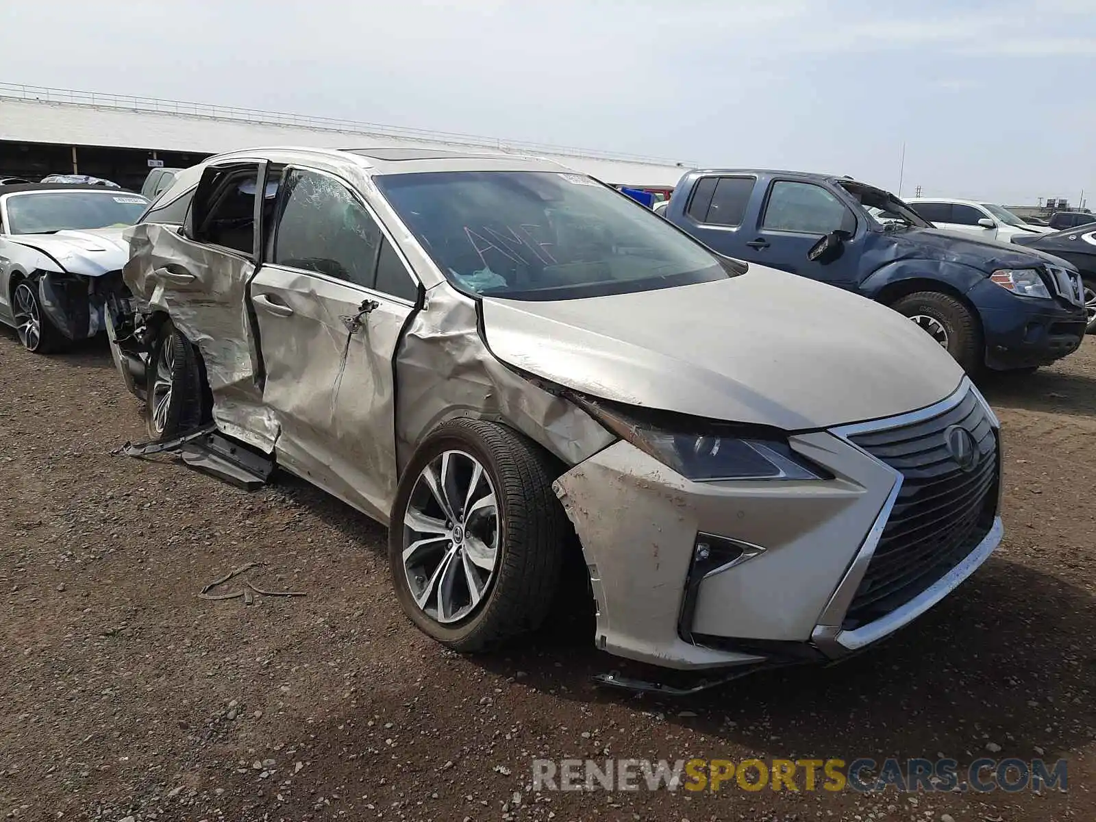 1 Photograph of a damaged car 2T2ZZMCA5KC136752 LEXUS RX350 2019