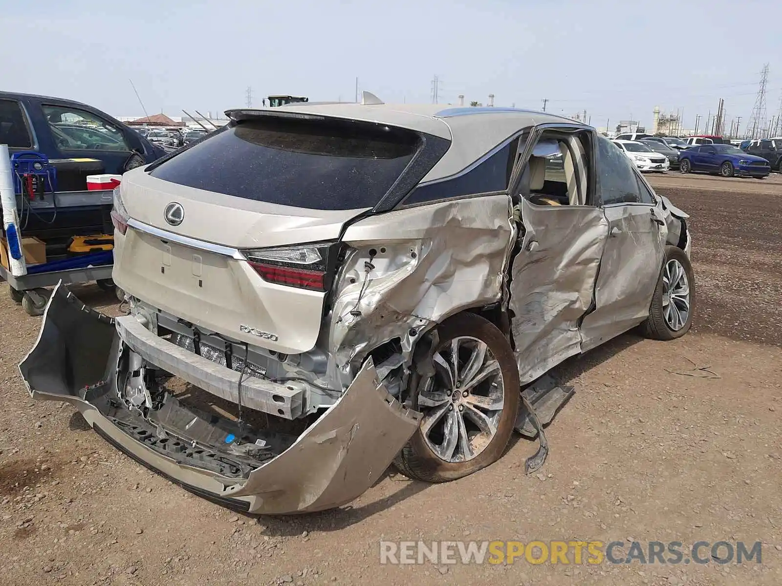 4 Photograph of a damaged car 2T2ZZMCA5KC136752 LEXUS RX350 2019