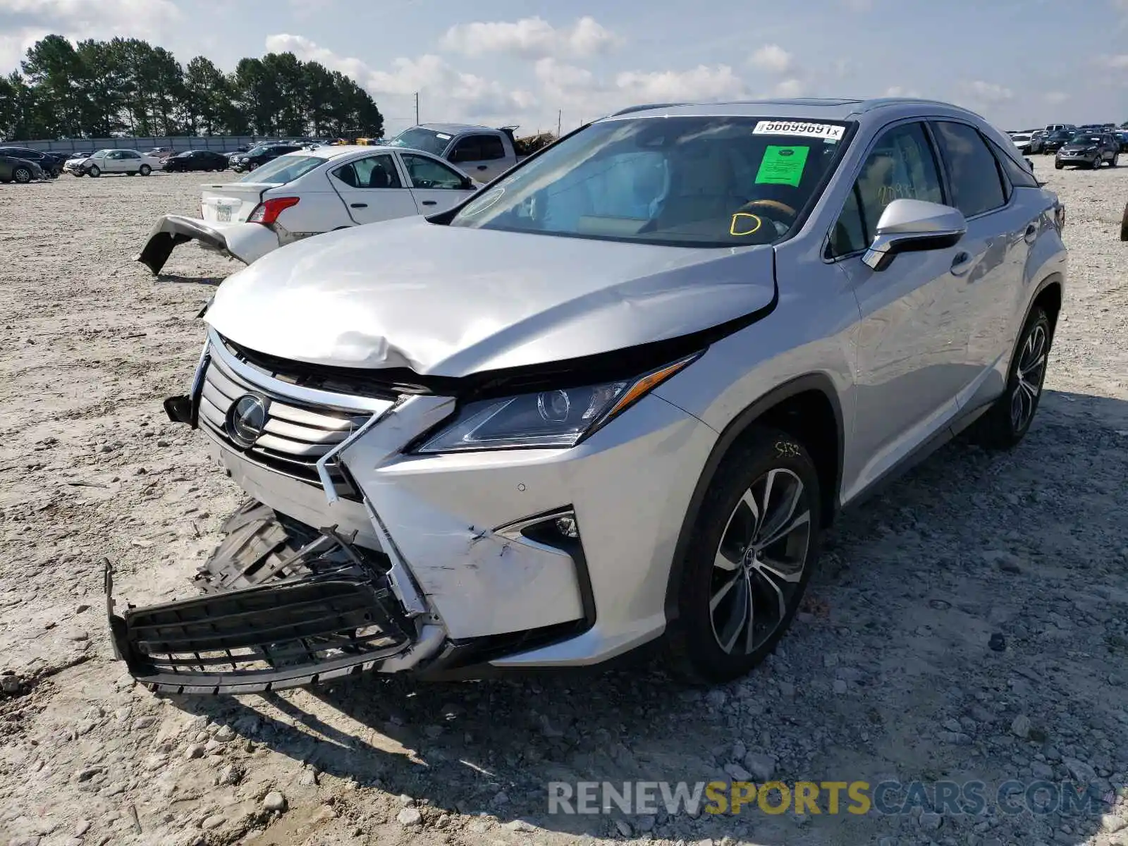 2 Photograph of a damaged car 2T2ZZMCA5KC141269 LEXUS RX350 2019