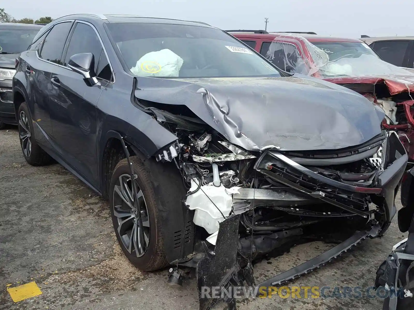 1 Photograph of a damaged car 2T2ZZMCA5KC144317 LEXUS RX350 2019