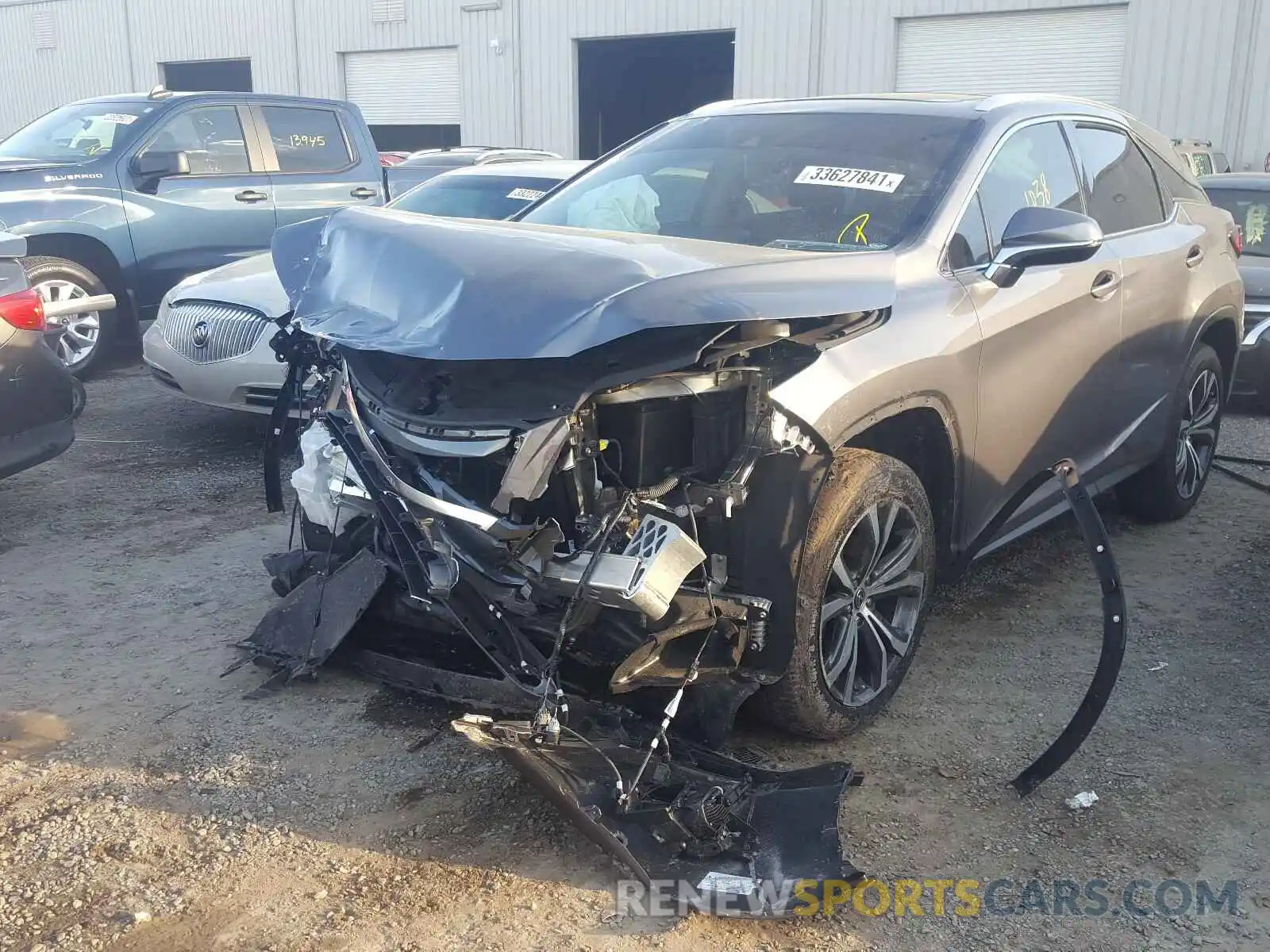 2 Photograph of a damaged car 2T2ZZMCA5KC144317 LEXUS RX350 2019