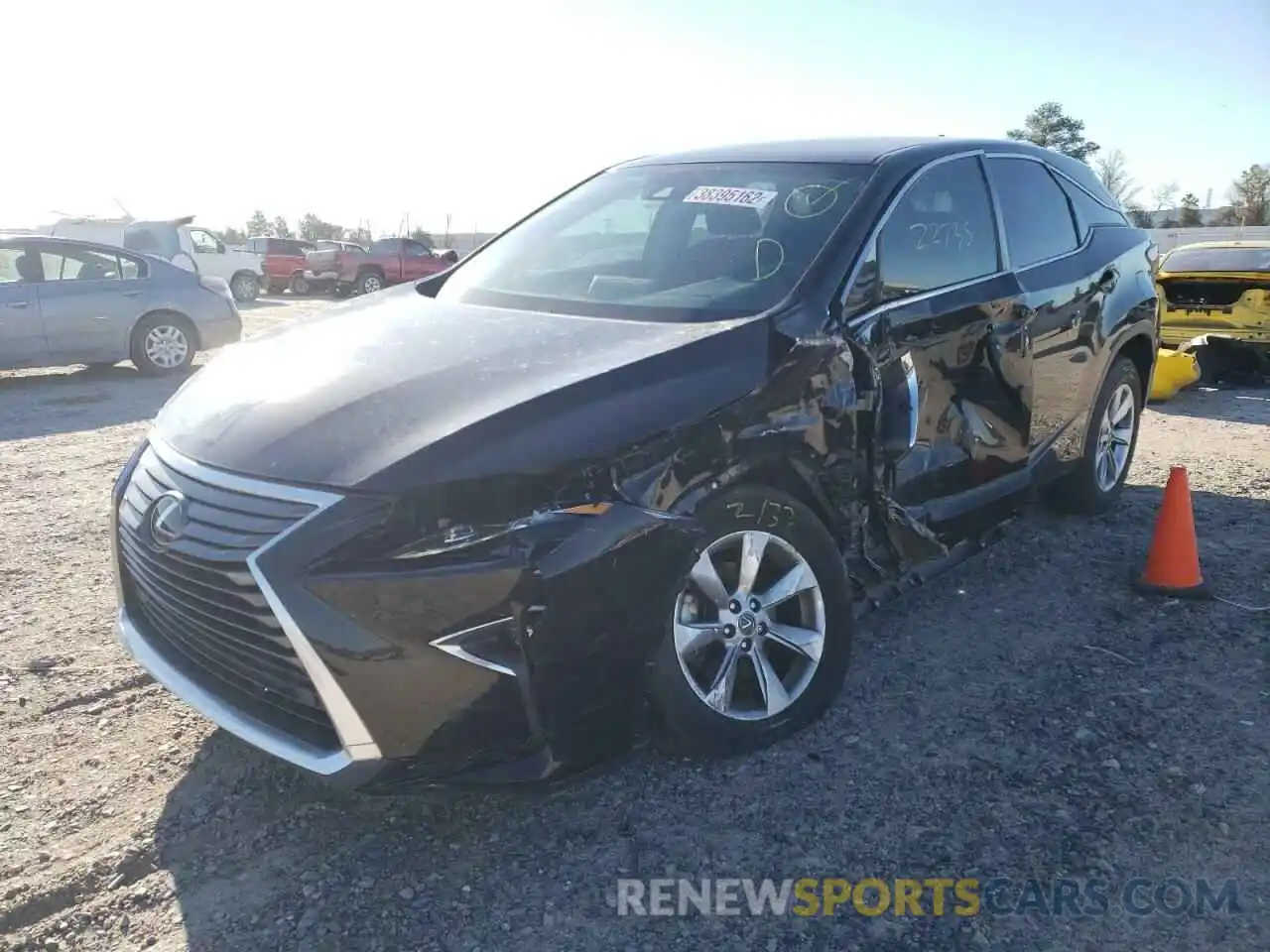 2 Photograph of a damaged car 2T2ZZMCA6KC119913 LEXUS RX350 2019