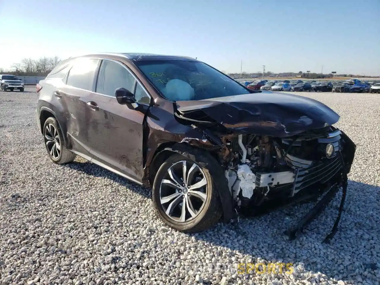 1 Photograph of a damaged car 2T2ZZMCA6KC121273 LEXUS RX350 2019