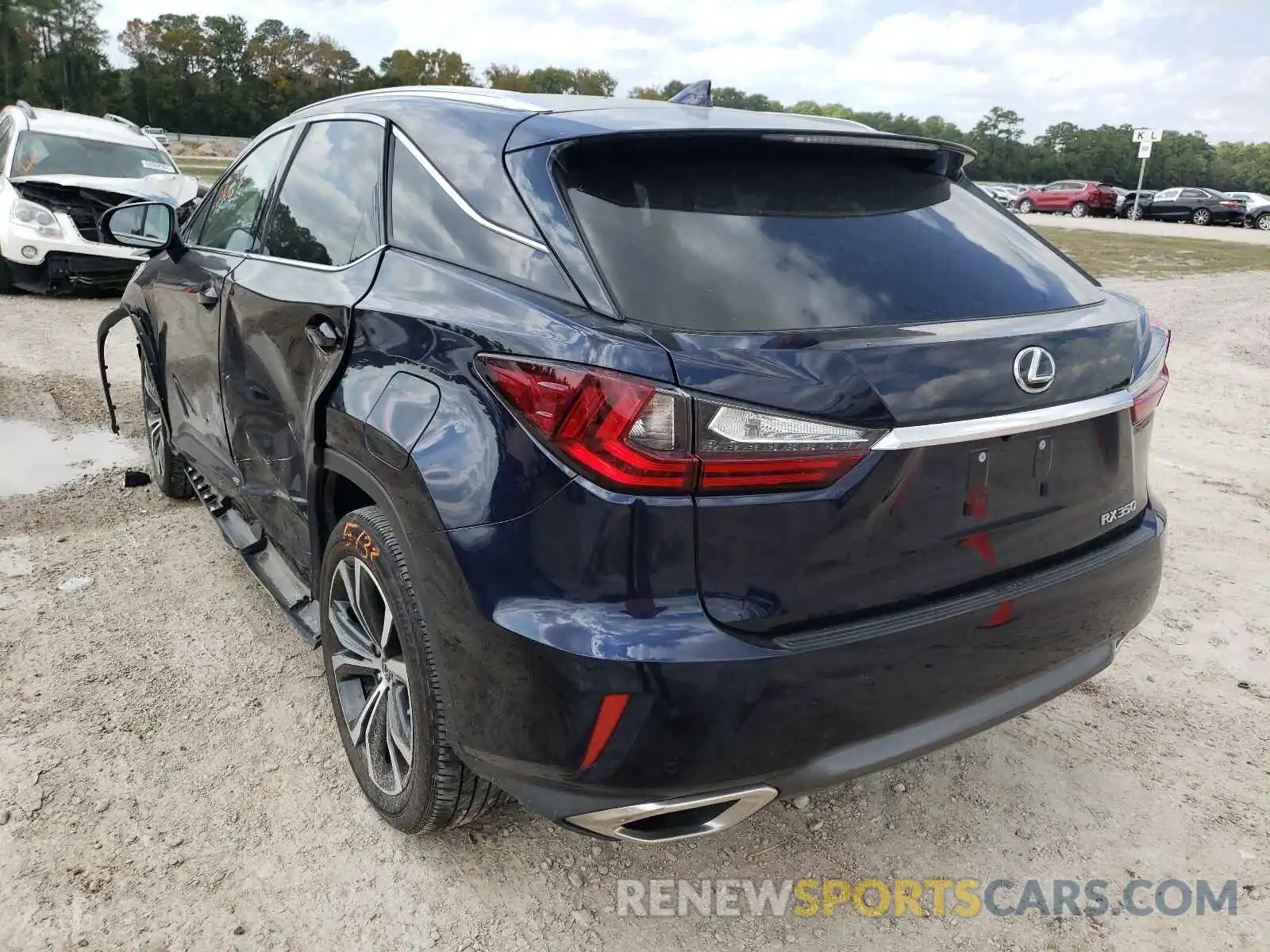 3 Photograph of a damaged car 2T2ZZMCA6KC122696 LEXUS RX350 2019