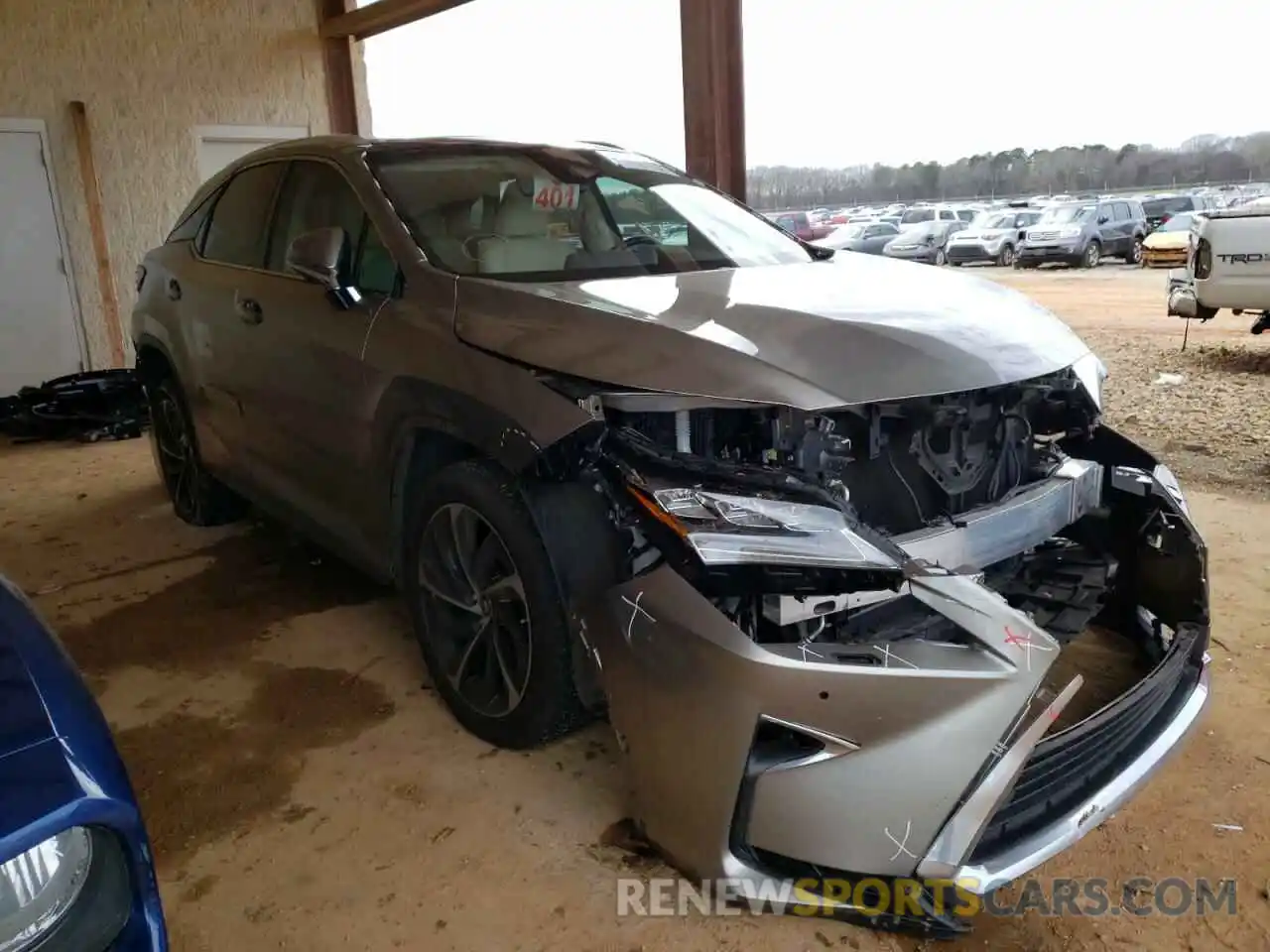 1 Photograph of a damaged car 2T2ZZMCA6KC126487 LEXUS RX350 2019