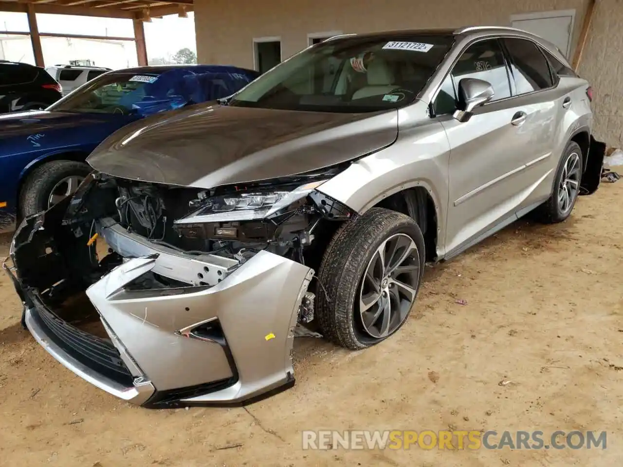 2 Photograph of a damaged car 2T2ZZMCA6KC126487 LEXUS RX350 2019