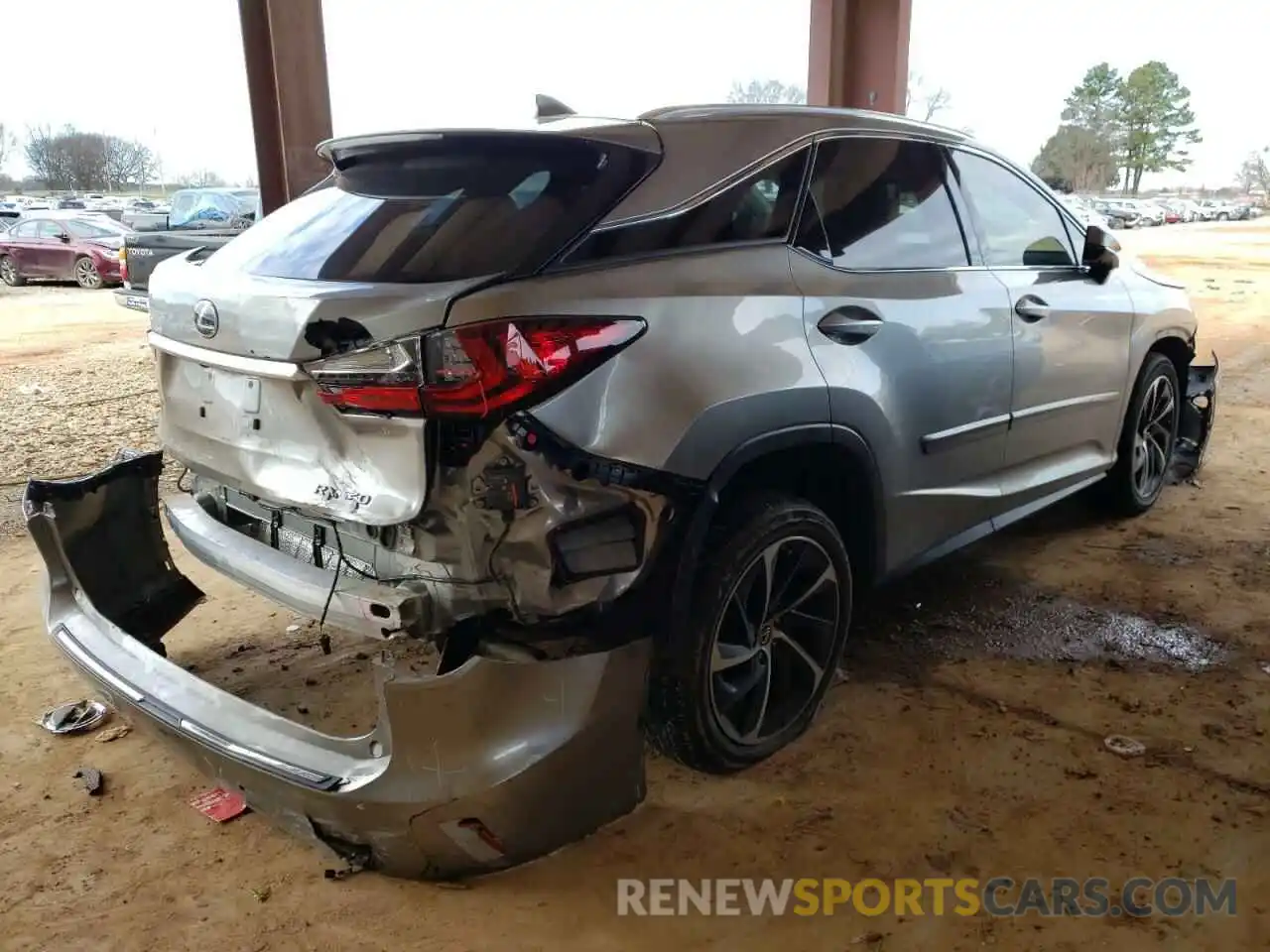 4 Photograph of a damaged car 2T2ZZMCA6KC126487 LEXUS RX350 2019