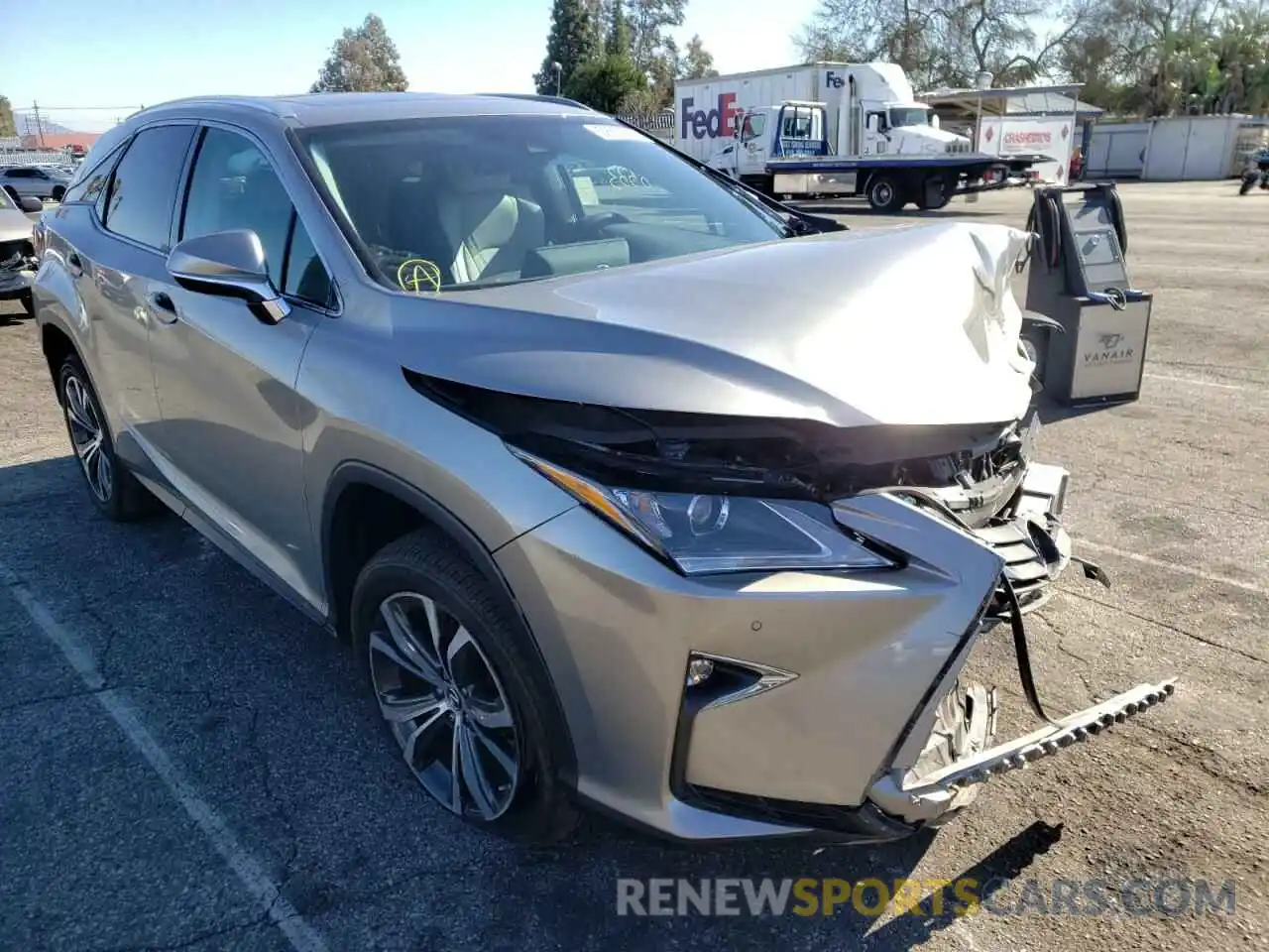 1 Photograph of a damaged car 2T2ZZMCA6KC134217 LEXUS RX350 2019