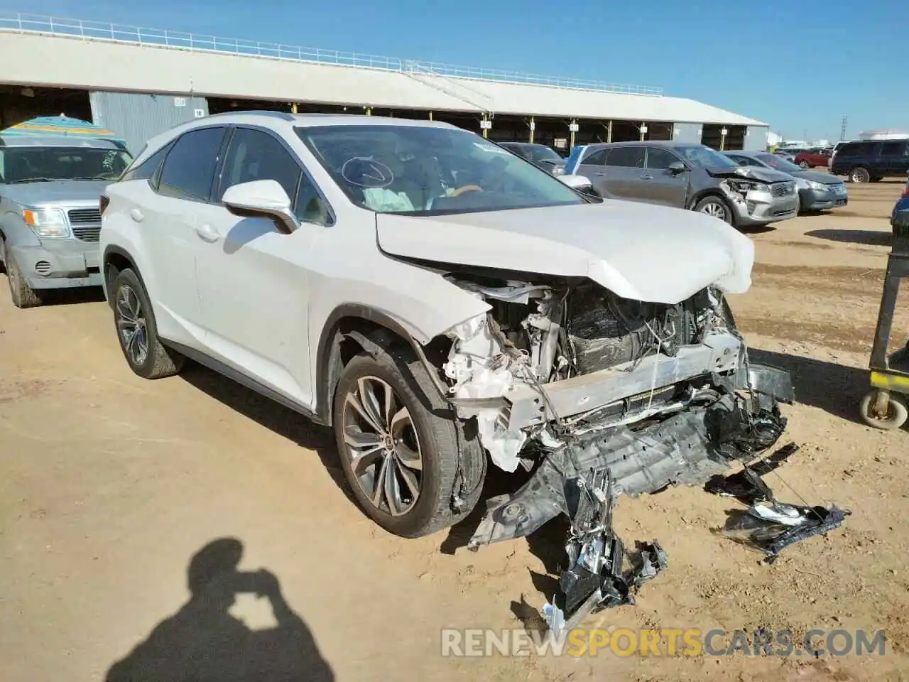 1 Photograph of a damaged car 2T2ZZMCA6KC136551 LEXUS RX350 2019