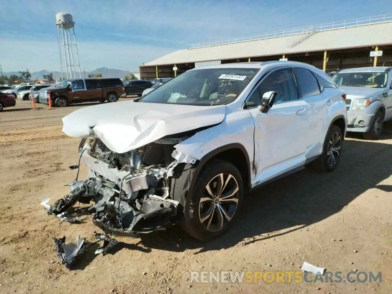 2 Photograph of a damaged car 2T2ZZMCA6KC136551 LEXUS RX350 2019