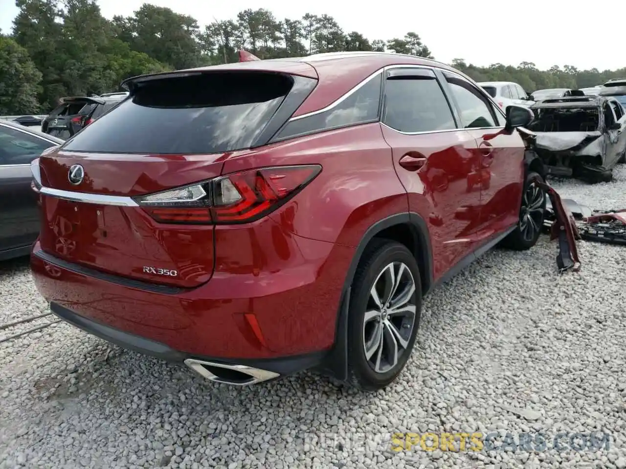 4 Photograph of a damaged car 2T2ZZMCA6KC137098 LEXUS RX350 2019