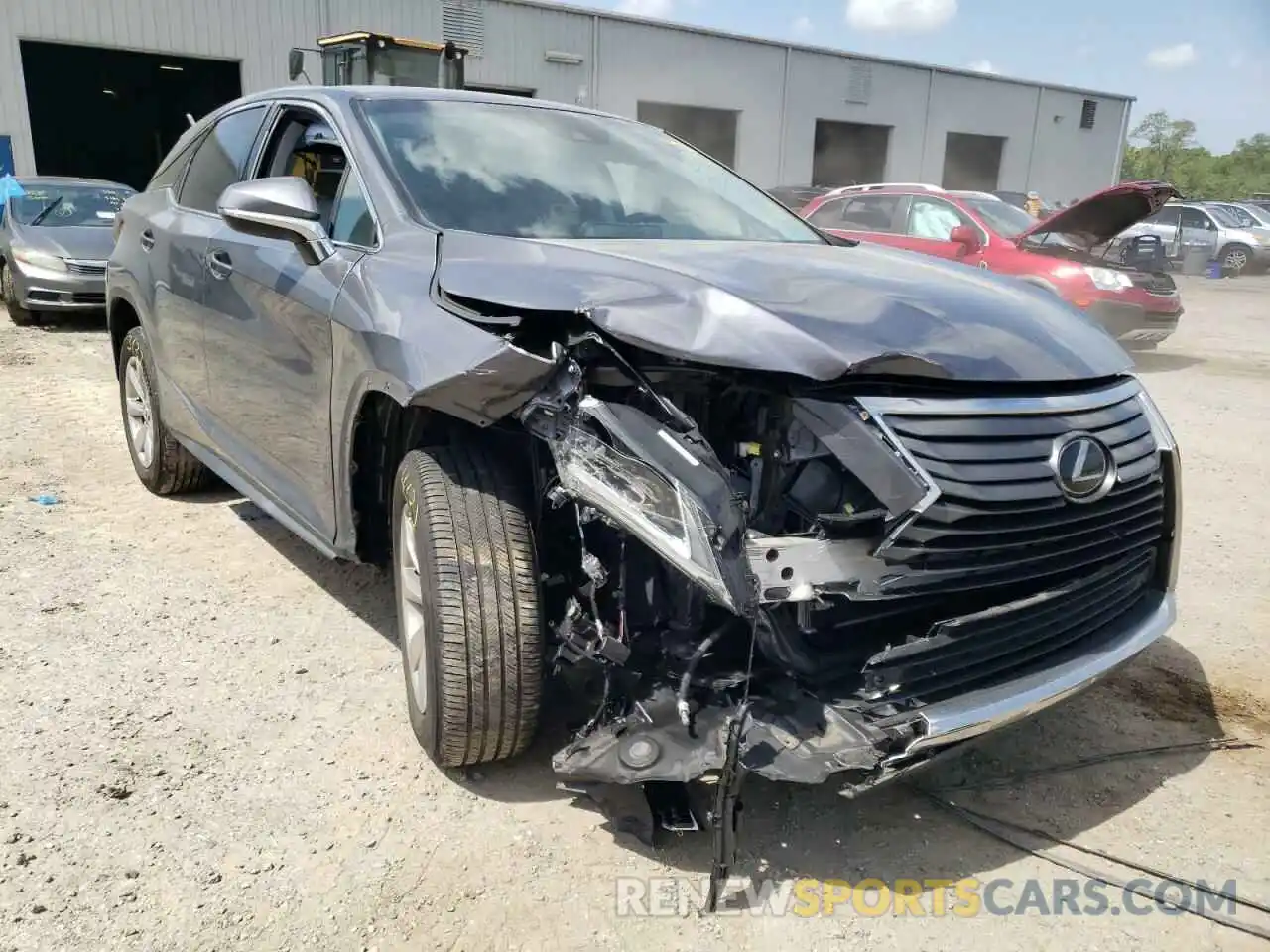 1 Photograph of a damaged car 2T2ZZMCA6KC139420 LEXUS RX350 2019