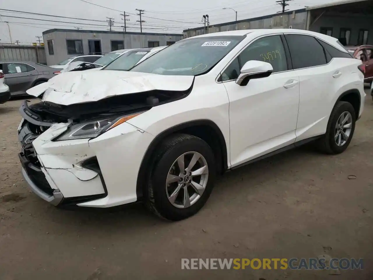 2 Photograph of a damaged car 2T2ZZMCA6KC144858 LEXUS RX350 2019