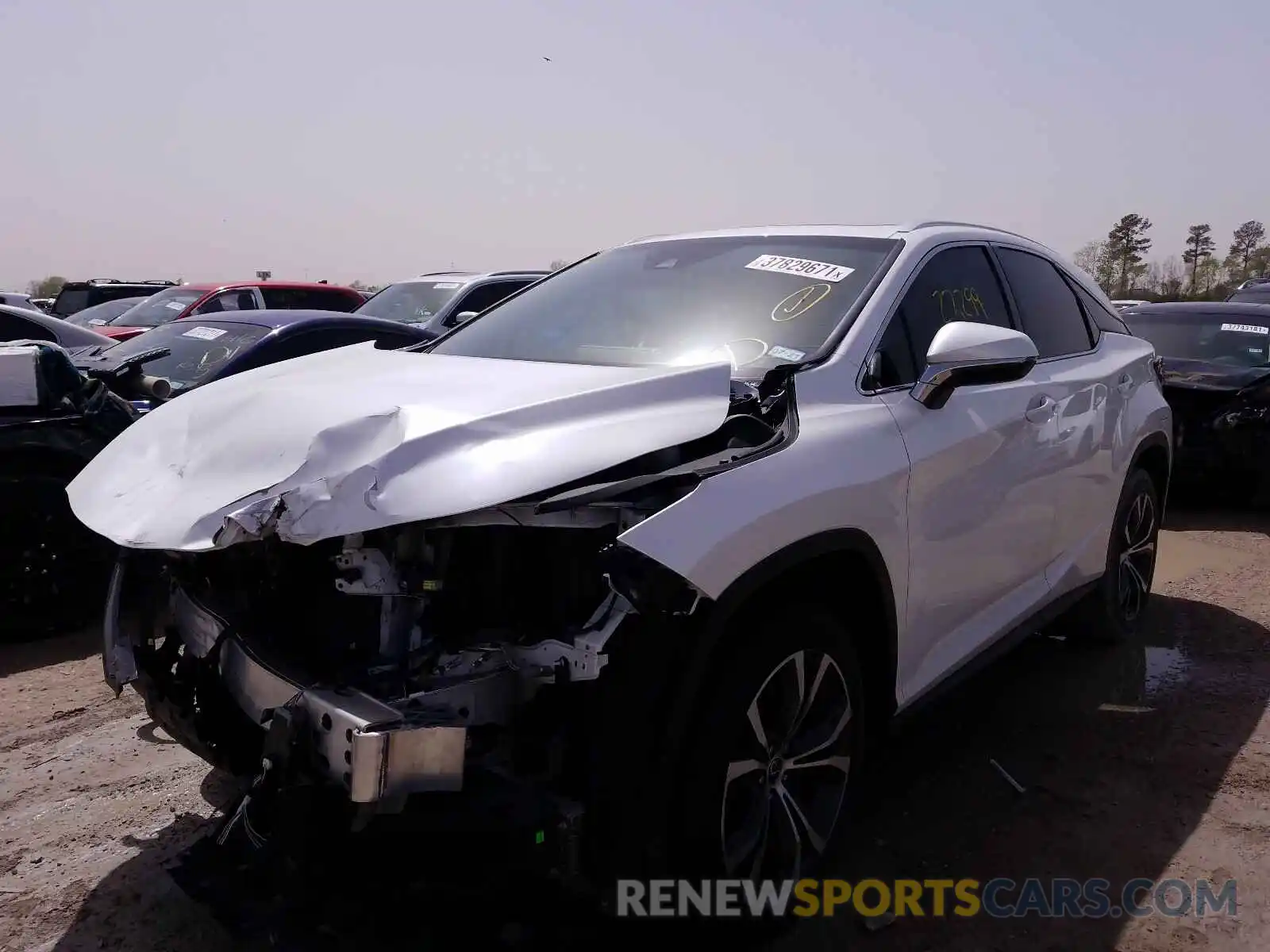 2 Photograph of a damaged car 2T2ZZMCA6KC144987 LEXUS RX350 2019