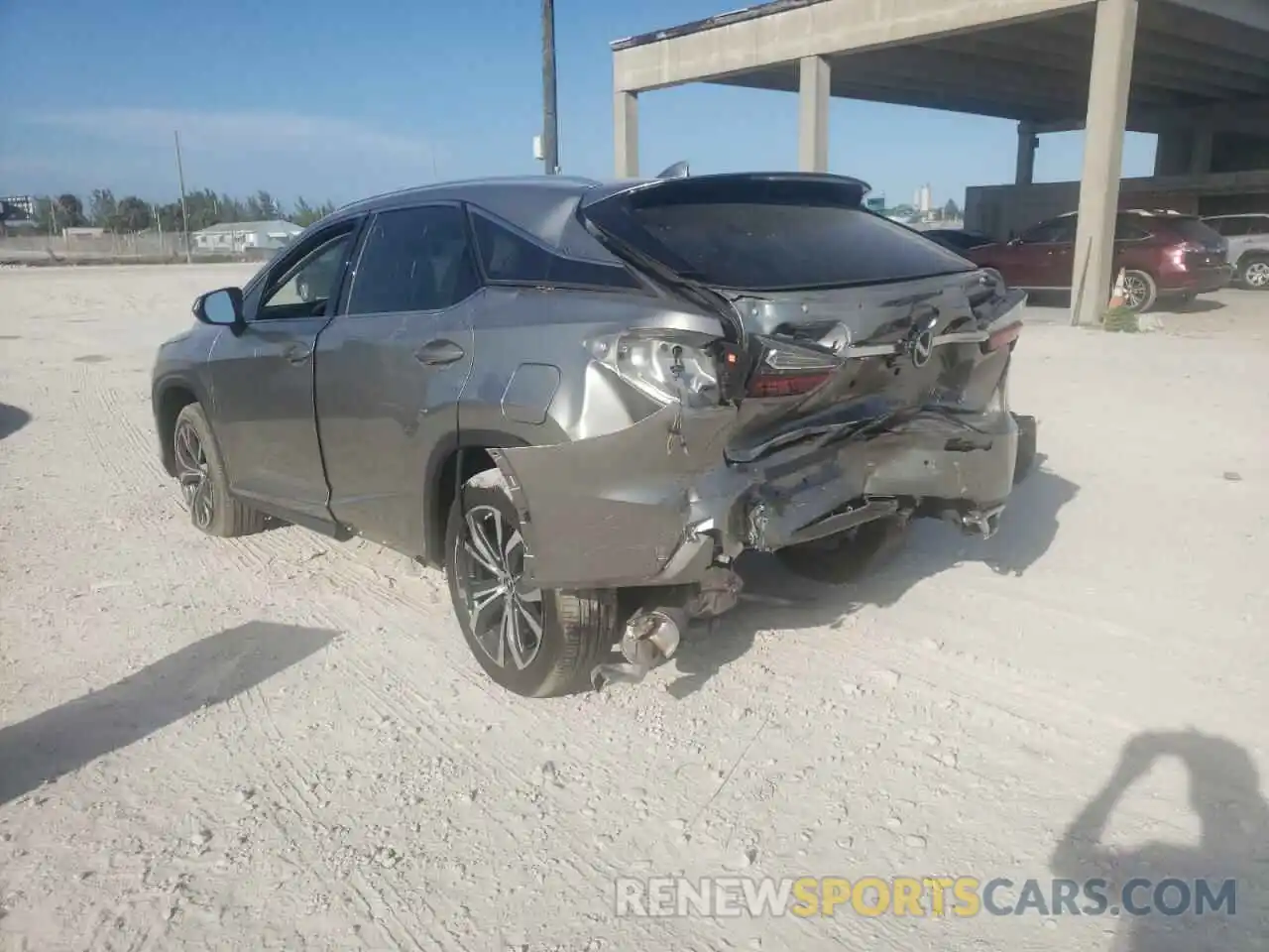 3 Photograph of a damaged car 2T2ZZMCA6KC149137 LEXUS RX350 2019