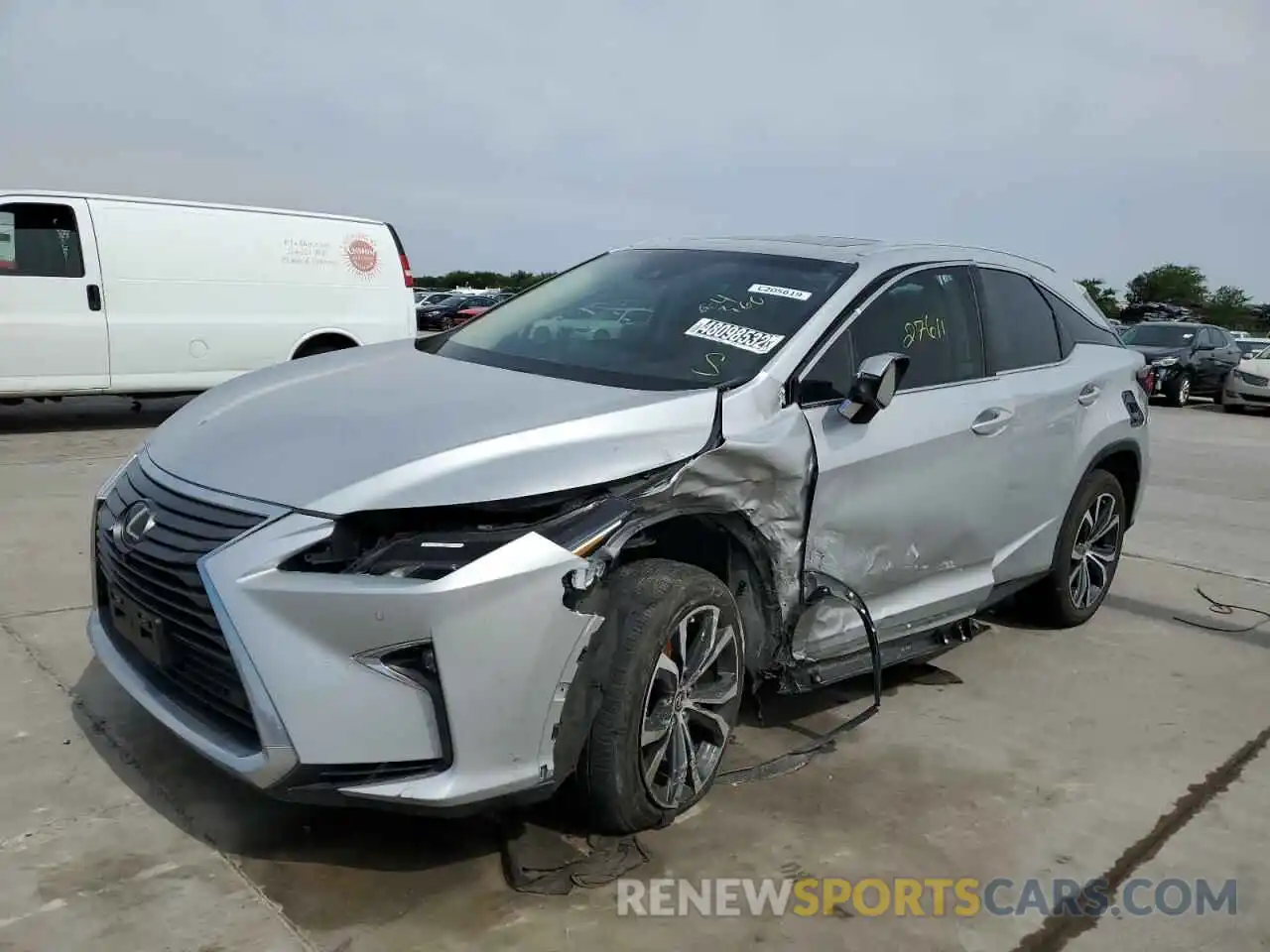 2 Photograph of a damaged car 2T2ZZMCA7KC118575 LEXUS RX350 2019