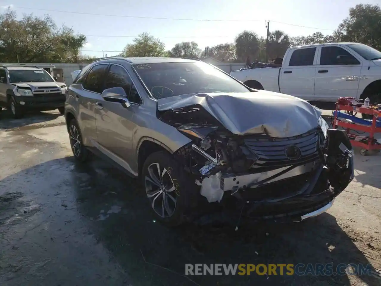 1 Photograph of a damaged car 2T2ZZMCA7KC128863 LEXUS RX350 2019