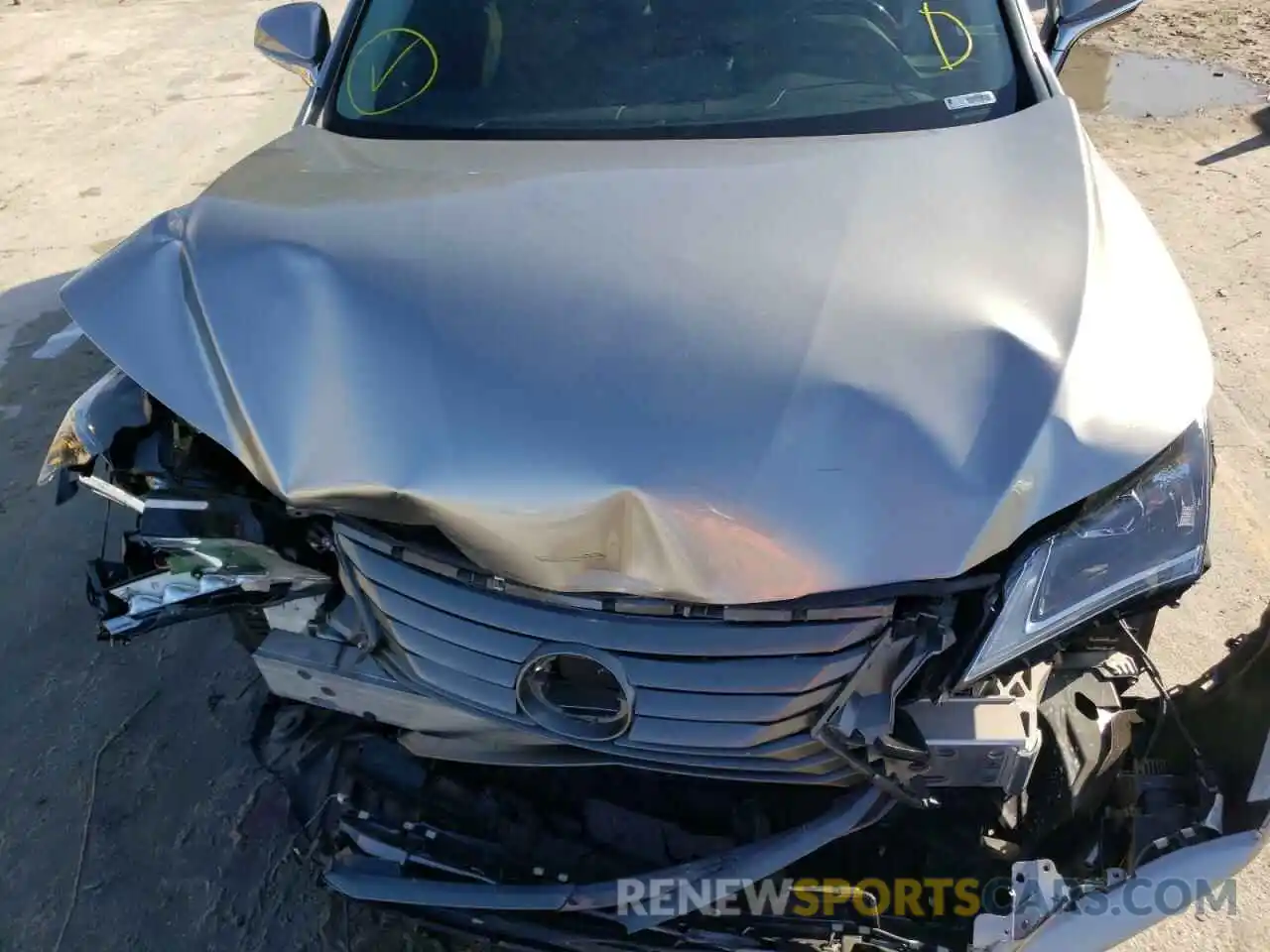 7 Photograph of a damaged car 2T2ZZMCA7KC128863 LEXUS RX350 2019